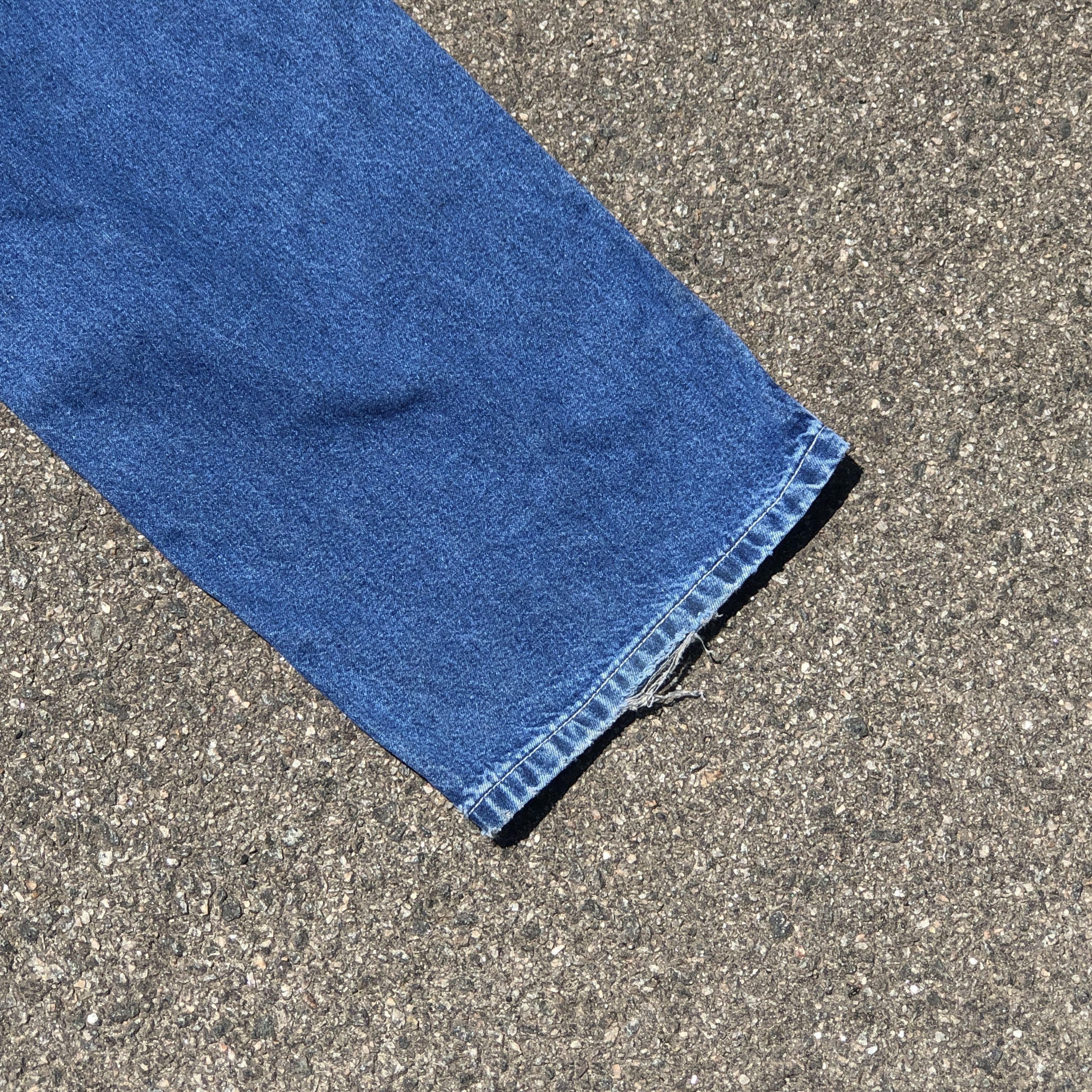 Carhartt × Carhartt Wip × Vintage Vintage Carhartt Blue Carpenter Pant Stonewashed 30x32 Size US 30 / EU 46 - 6 Thumbnail