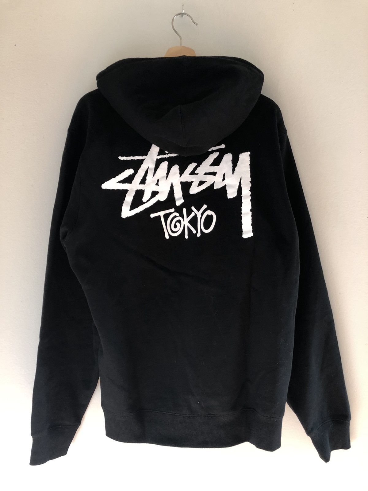 Stussy Stussy Tokyo Japan Exclusive Zip Up Hoodie Black Large 