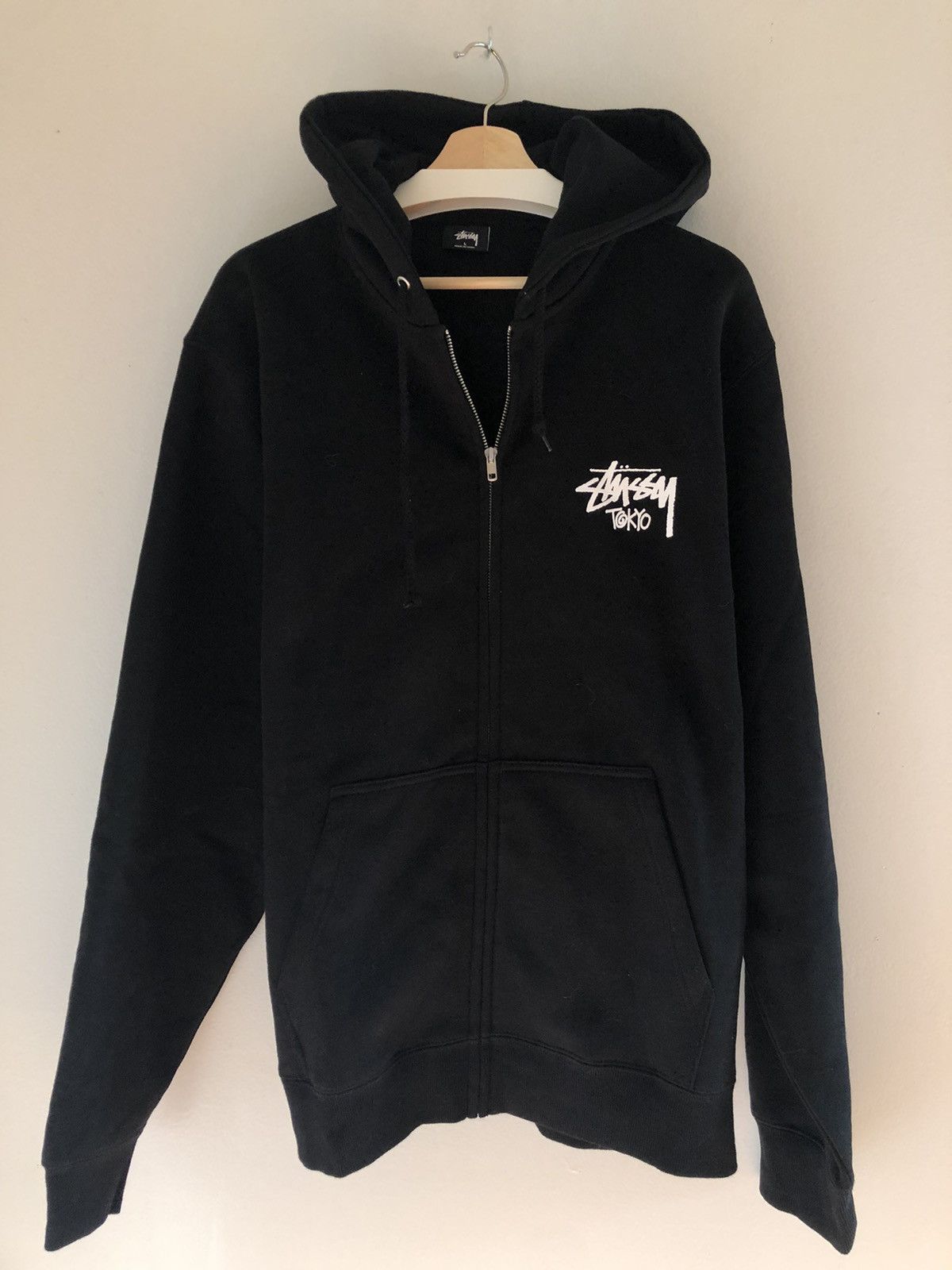 Stussy Stussy Tokyo Japan Exclusive Zip Up Hoodie Black Large Size US L / EU 52-54 / 3 - 3 Thumbnail