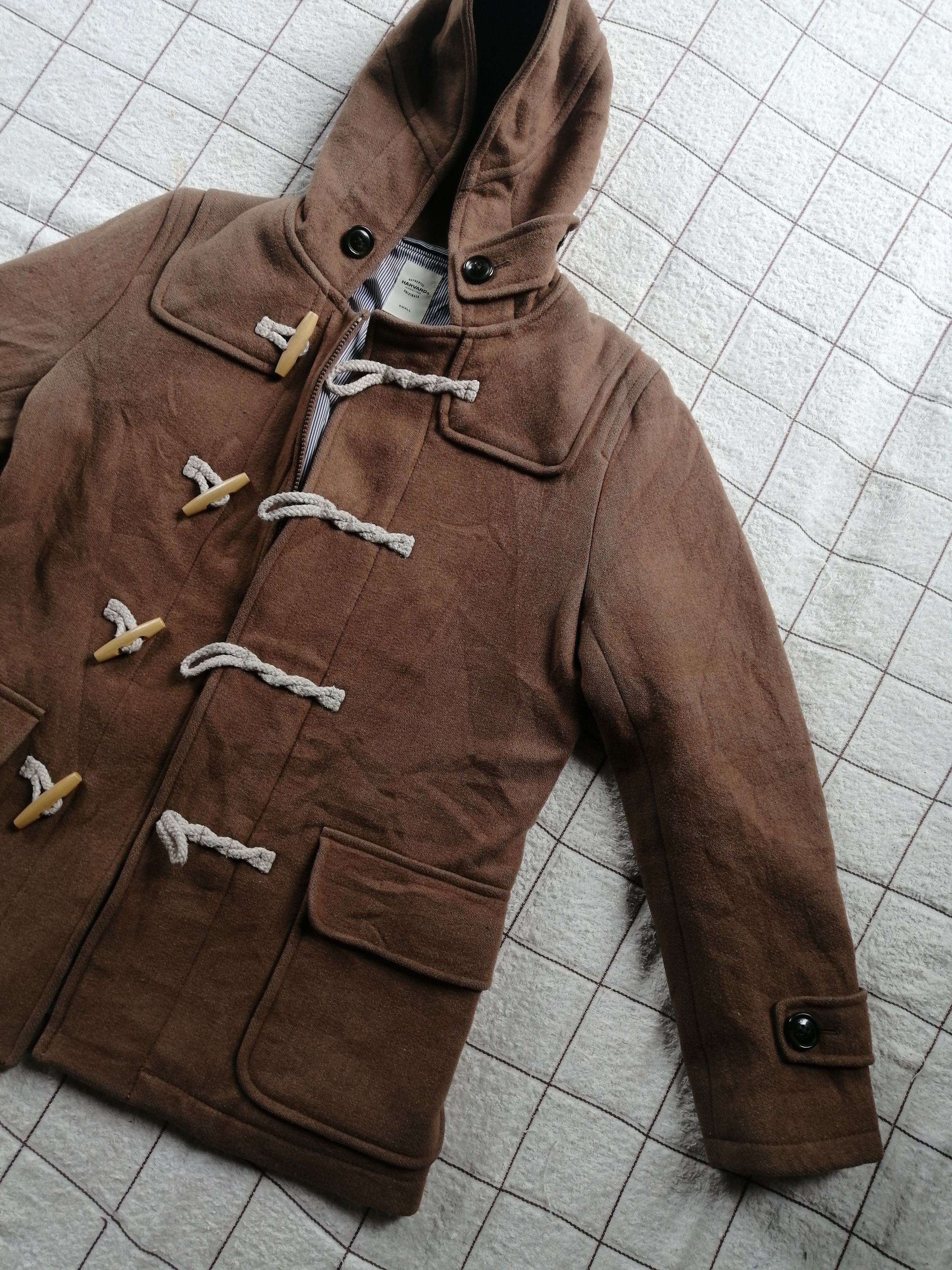 Other HARVARD WOOL DUFFLE HOODIE COAT Size US S / EU 44-46 / 1 - 7 Thumbnail