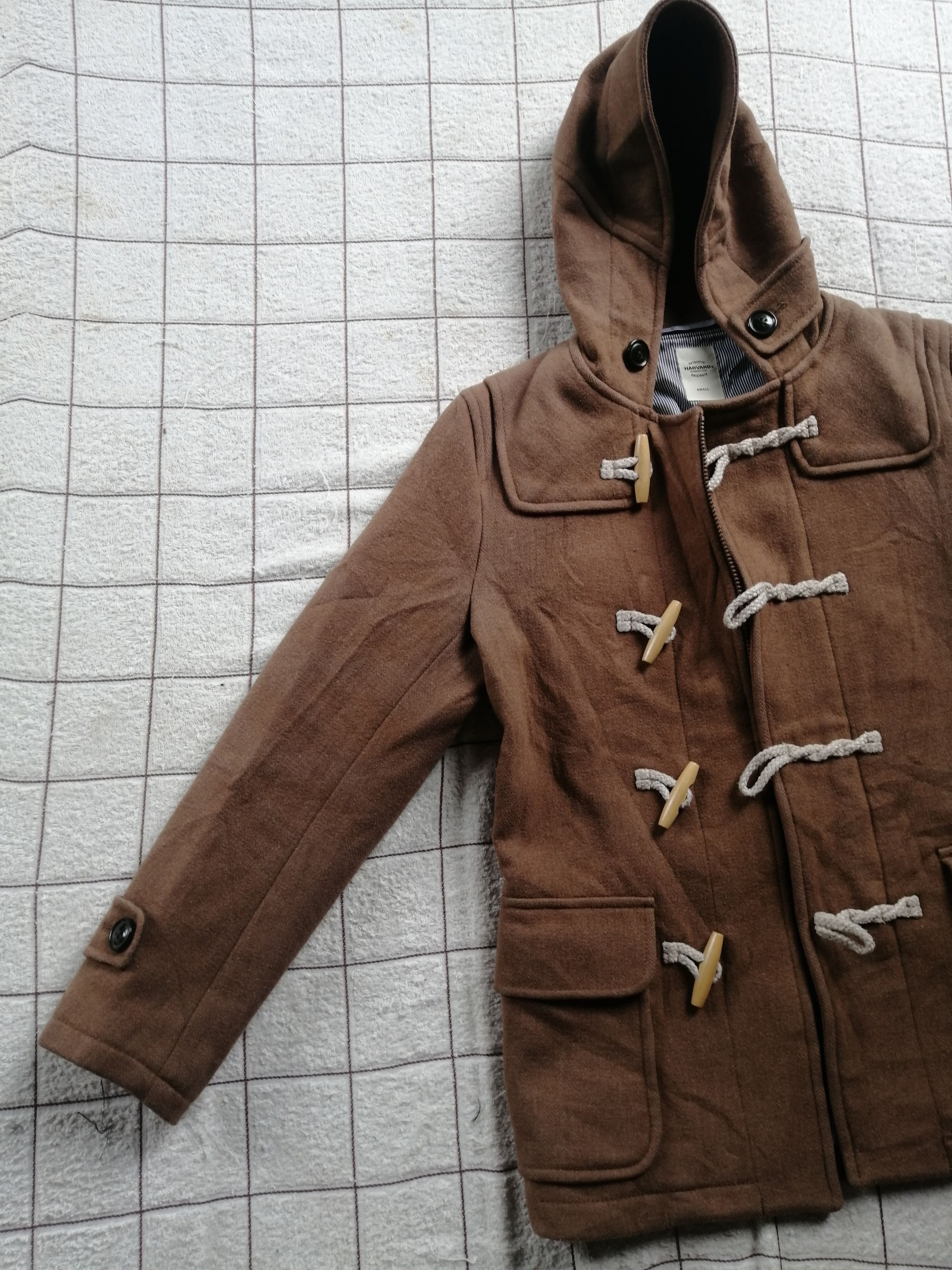 Other HARVARD WOOL DUFFLE HOODIE COAT Size US S / EU 44-46 / 1 - 9 Thumbnail