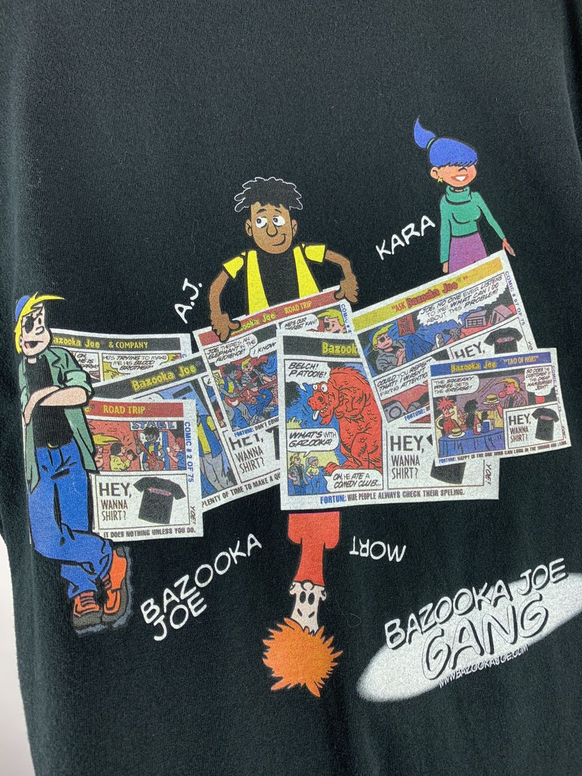 Cartoon Network Vintage Bazooka Joe Gang Comic Strips Y2K 90s Size US XL / EU 56 / 4 - 8 Thumbnail