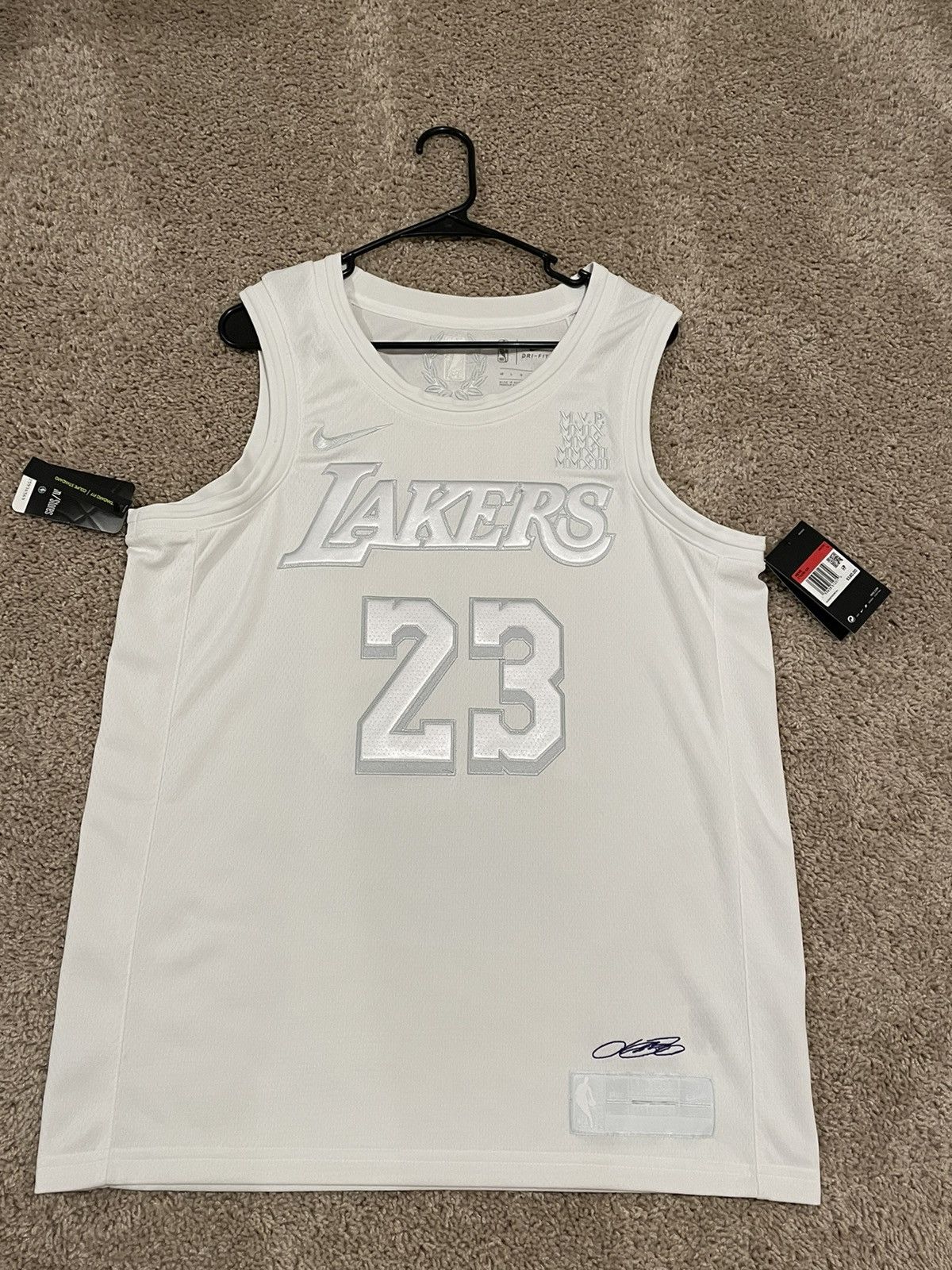 Nike Los Angeles Lakers Lebron James MVP White Jersey By Nike, Grailed in  2023