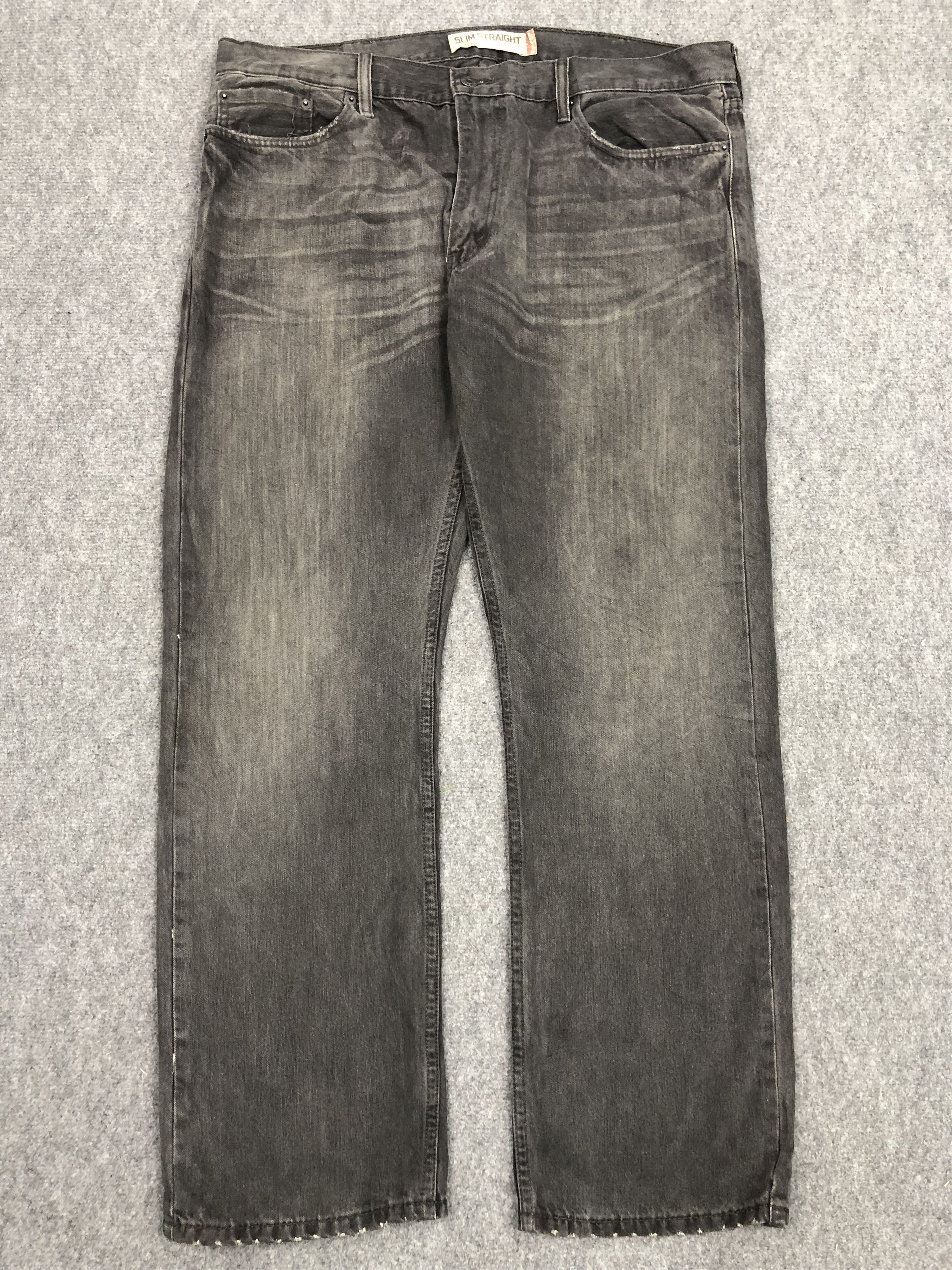 Levi's Vintage Levis 514 Black Denim DP0280 Size US 40 / EU 56 - 1 Thumbnail