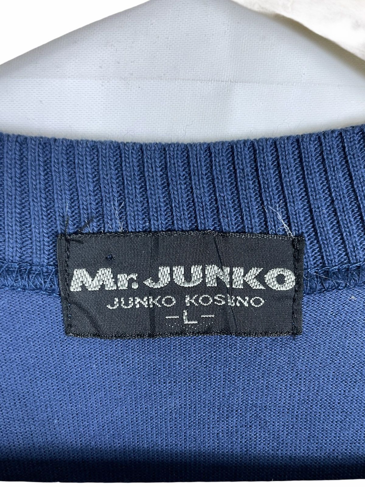 Junko Shimada × Michiko Koshino London × Vintage Mr. JUNKO by Junko Koshino Tee | Vintage Japan 00s Rare Size US L / EU 52-54 / 3 - 3 Thumbnail