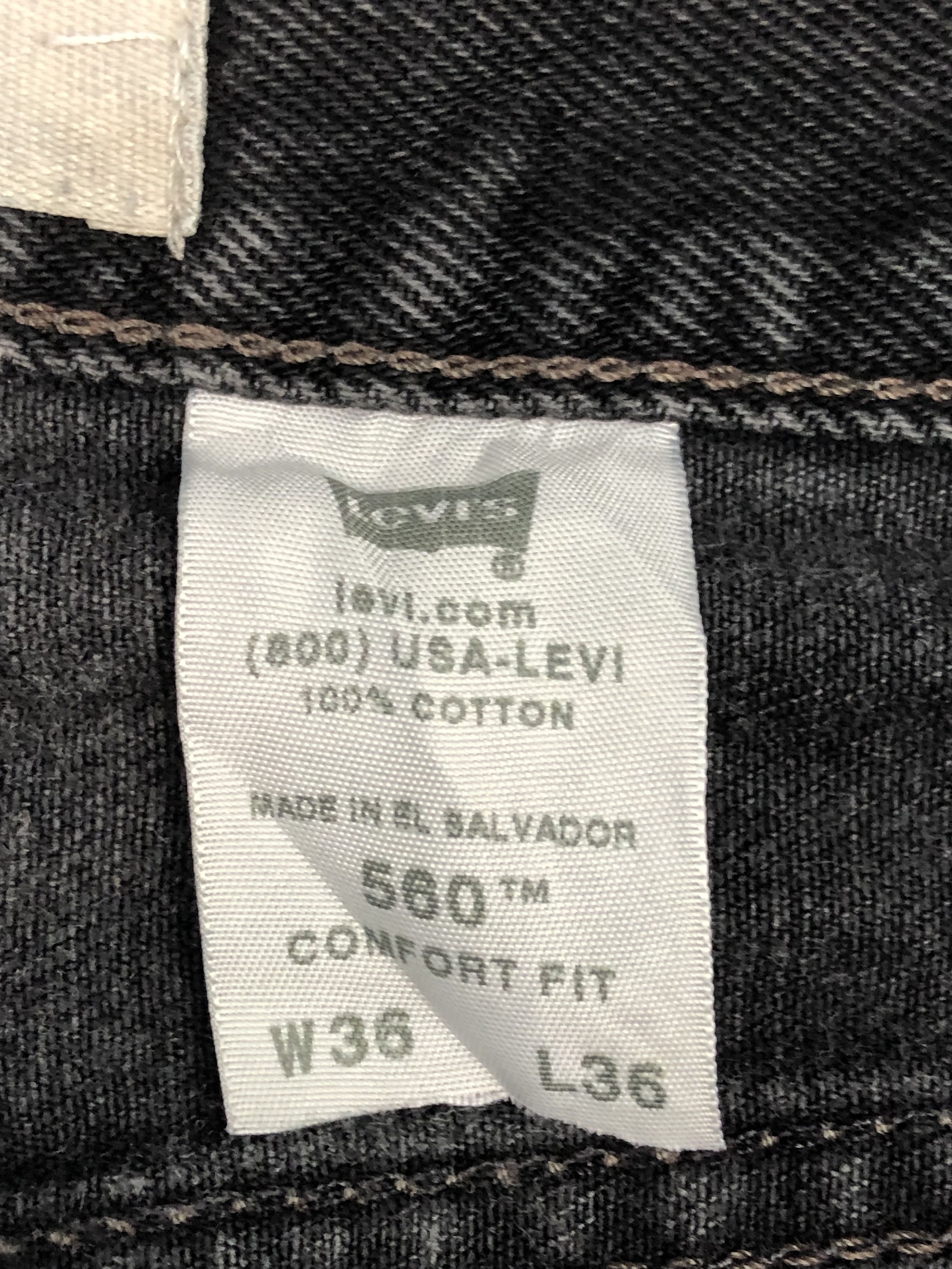 Levi's Vintage Levis 560 Comfort Fit Denim DP0285 Size US 36 / EU 52 - 6 Thumbnail