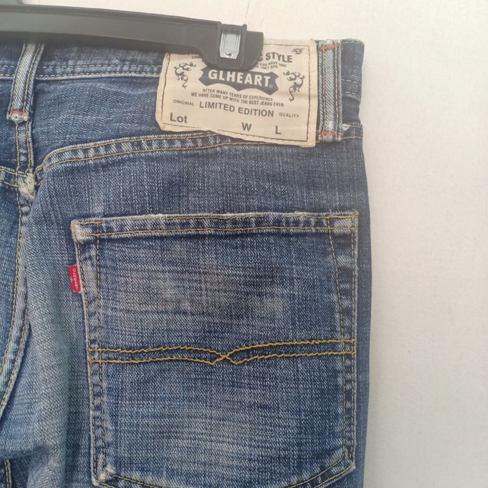 Distressed Denim GLHEART Limited Edition Distressed Denim Jeans | Grailed