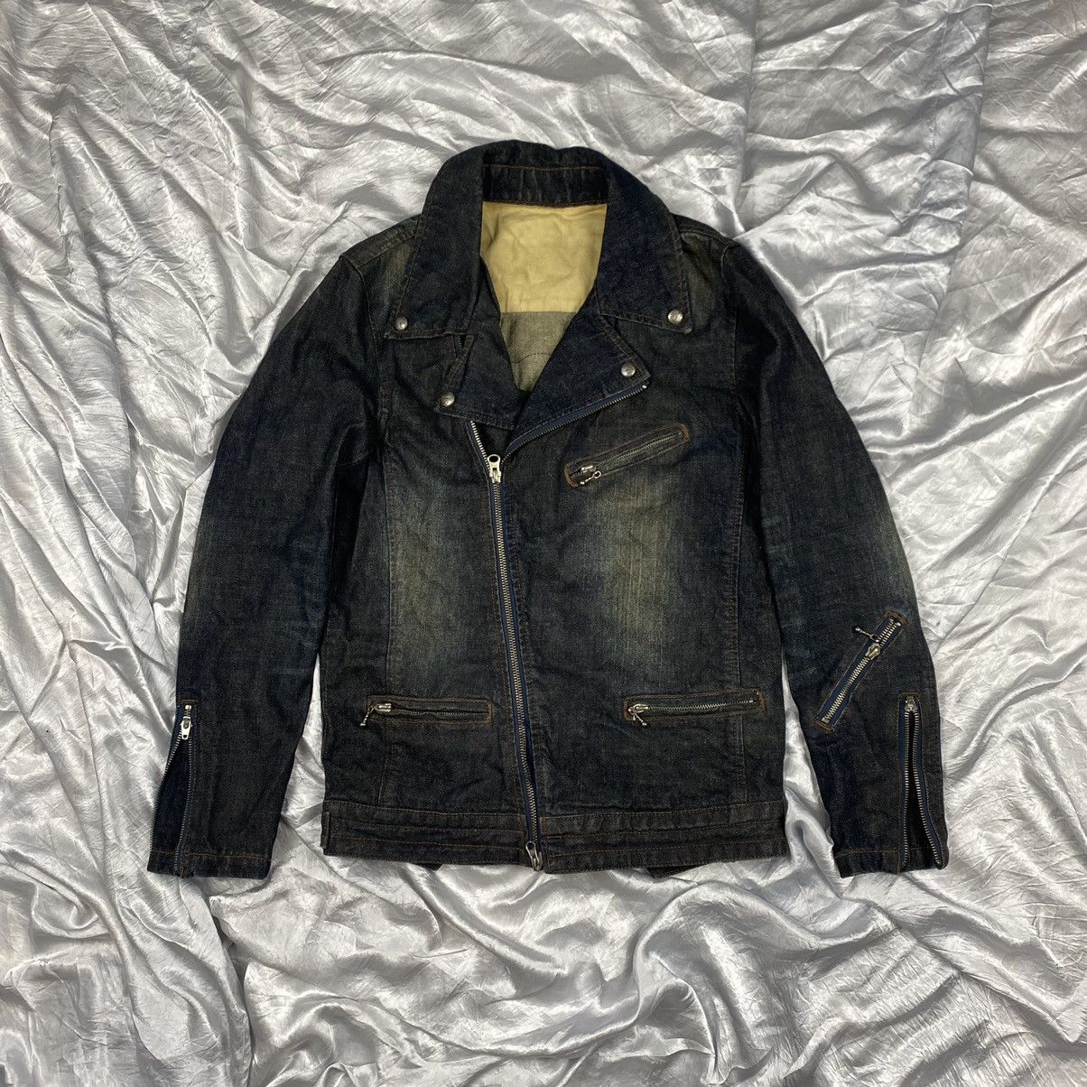 Jack Rose Jackrose vintage x The Rolling Stones Rider Denim Jacket