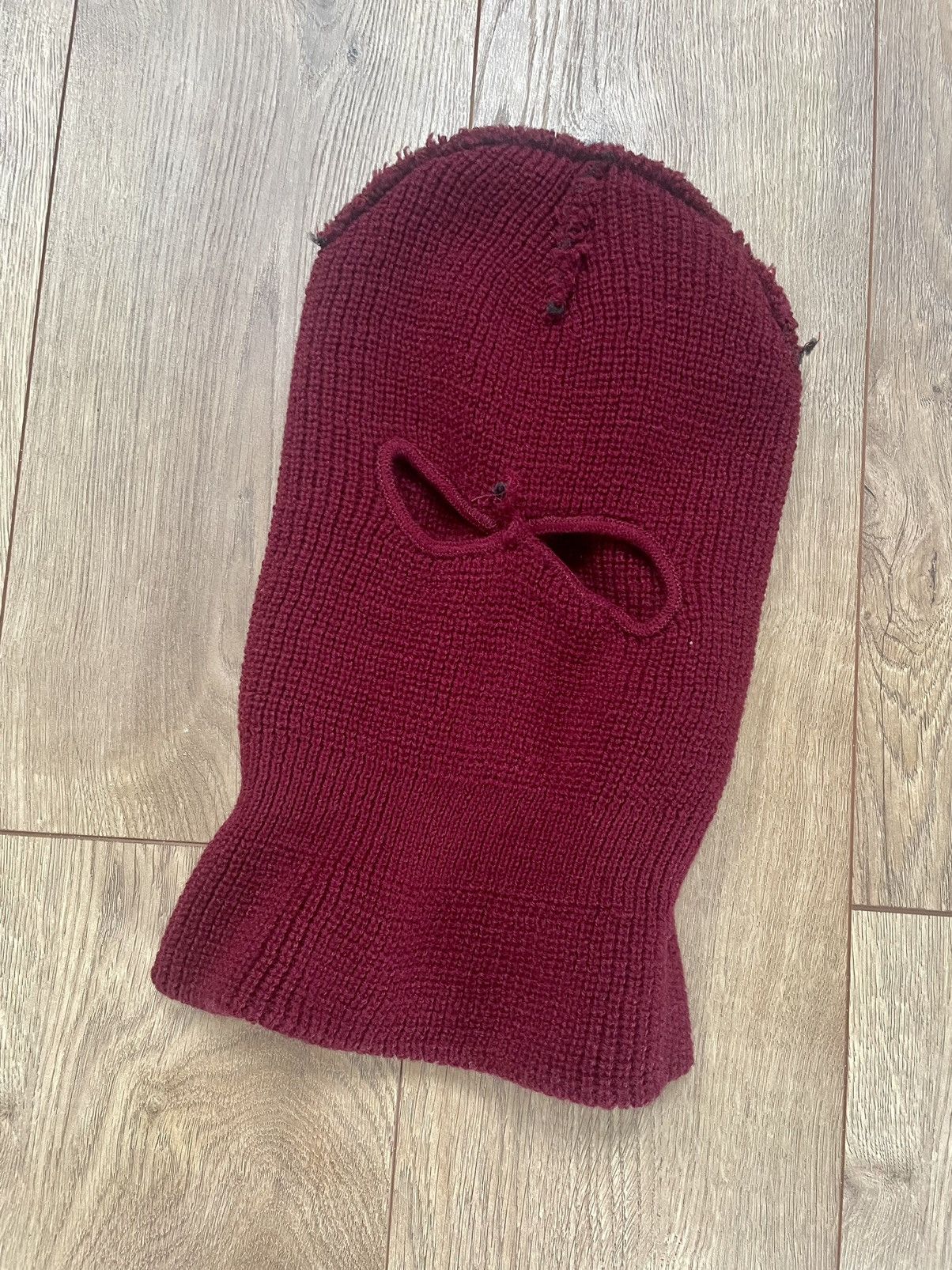 Vintage 90s Vintage 2-hole Neck Synch Ski Mask - Made in USA Size ONE SIZE - 4 Thumbnail