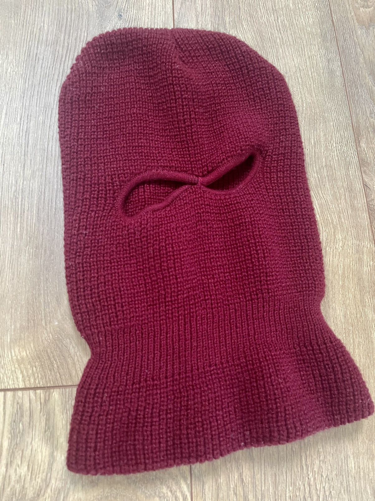 Vintage 90s Vintage 2-hole Neck Synch Ski Mask - Made in USA Size ONE SIZE - 2 Thumbnail