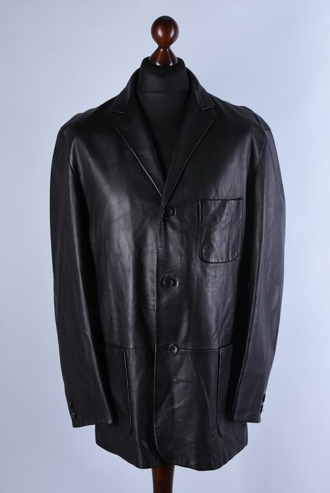 Hugo Boss Hugo Boss Classic Spak Leather Coat / Jacket | Grailed