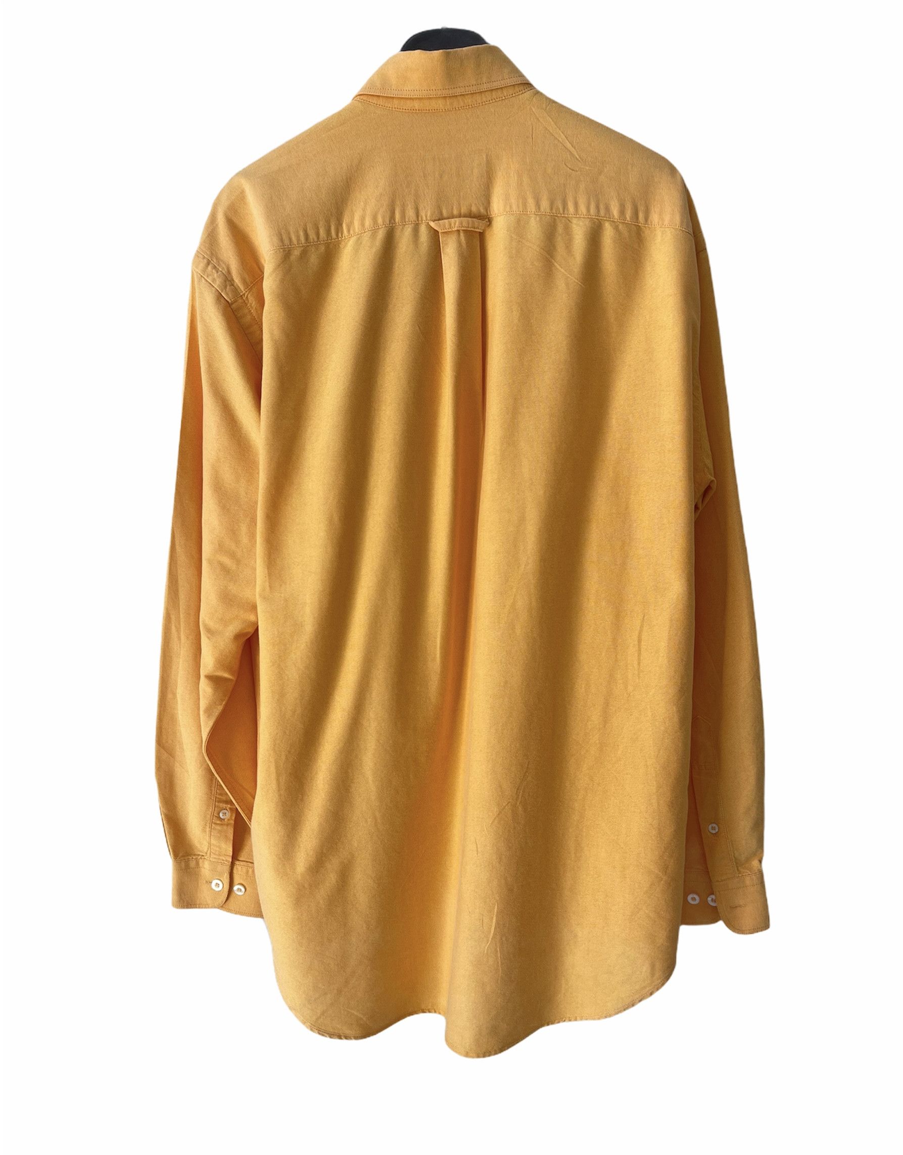 Burberry 🔥 Burberry tb orange shirt cotton long sleeve L Size US L / EU 52-54 / 3 - 2 Thumbnail