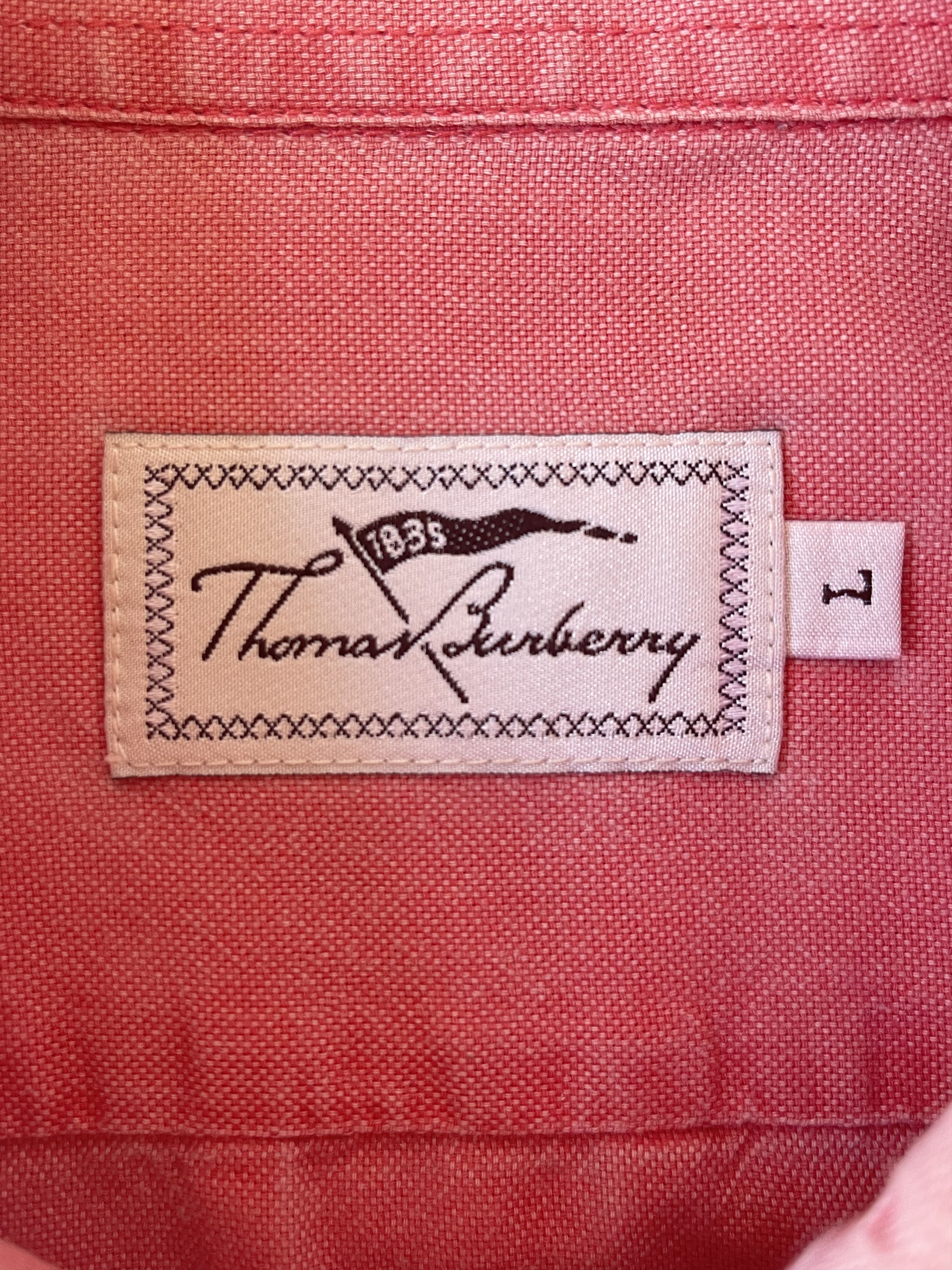 Burberry × Vintage Burberry TB vintage shirt long sleeve M Size US M / EU 48-50 / 2 - 3 Thumbnail