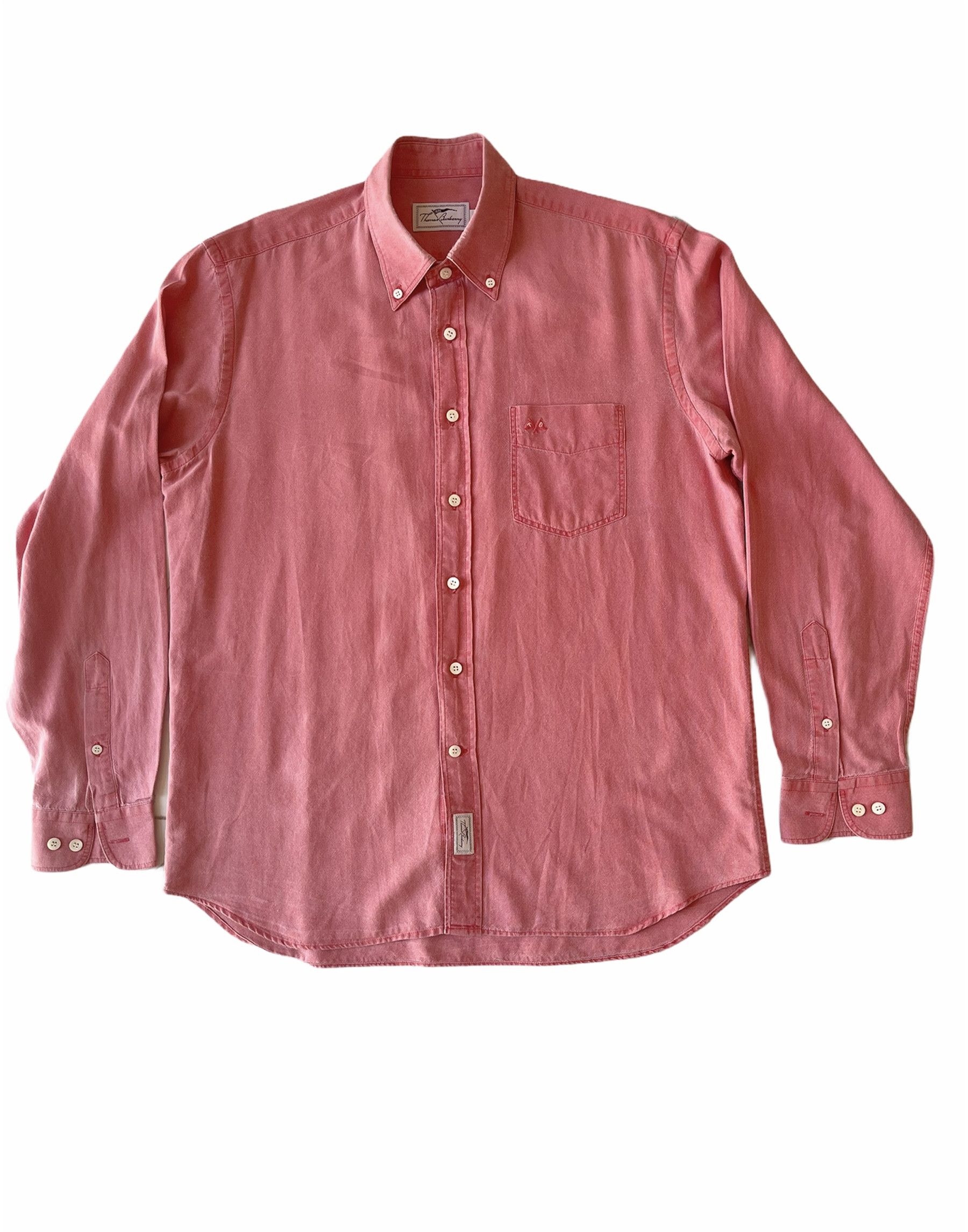 Burberry × Vintage Burberry TB vintage shirt long sleeve M Size US M / EU 48-50 / 2 - 1 Thumbnail