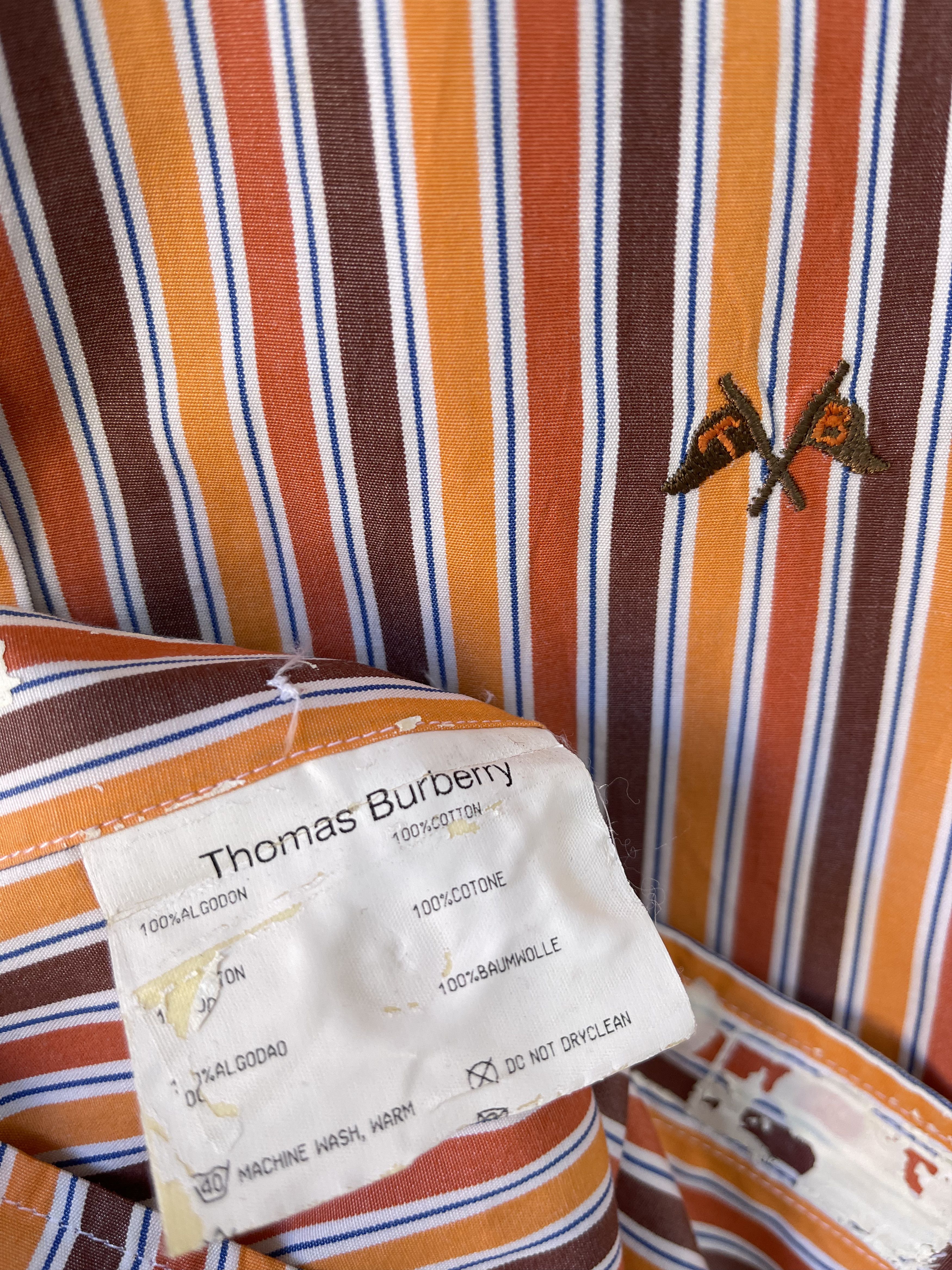 Burberry 🔥 Tb Burberry multicolored shirt size M Size US M / EU 48-50 / 2 - 5 Thumbnail