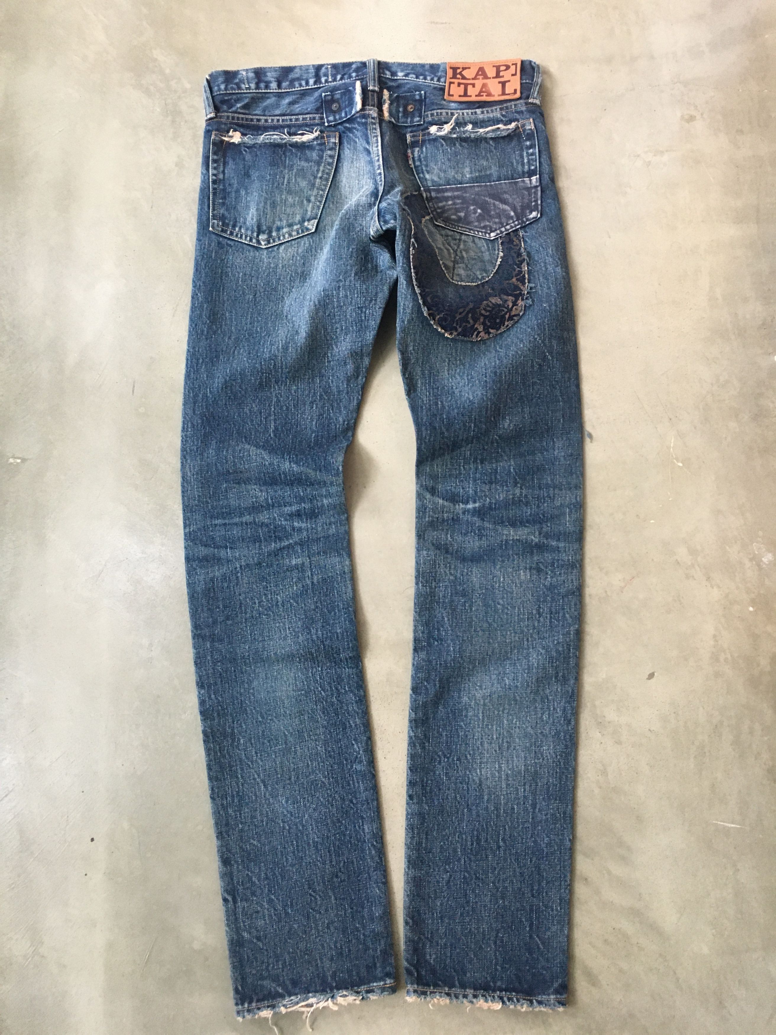 Kapital Kapital Kountry Patchwork Denim Jeans Size US 31 - 7 Thumbnail