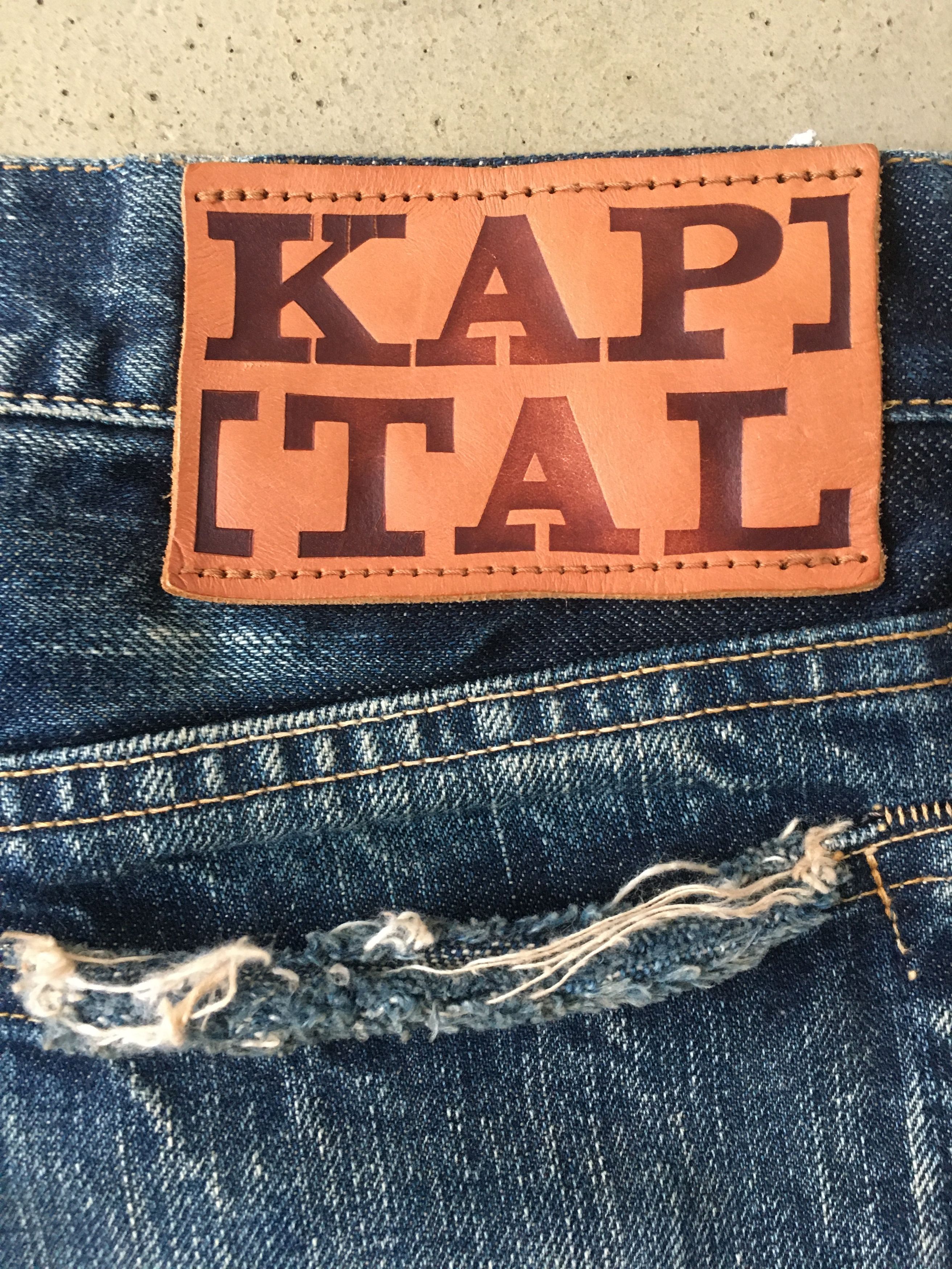 Kapital Kapital Kountry Patchwork Denim Jeans Size US 31 - 11 Thumbnail