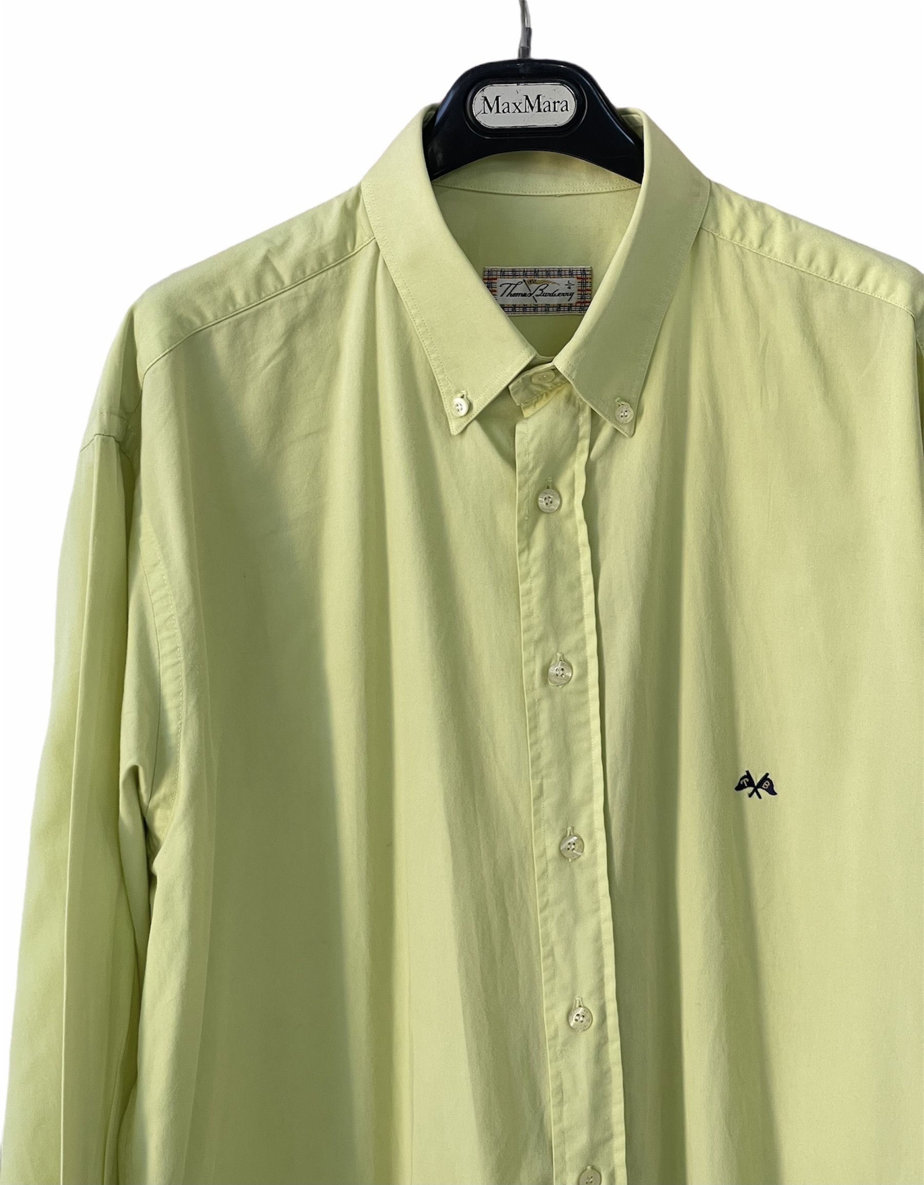 Burberry 🔥 Shirt cotton Tb Burberry green light size L Size US L / EU 52-54 / 3 - 2 Thumbnail