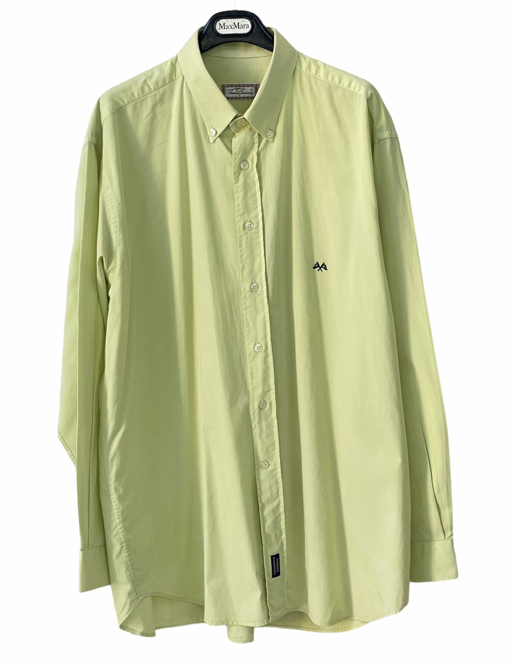 Burberry 🔥 Shirt cotton Tb Burberry green light size L Size US L / EU 52-54 / 3 - 1 Thumbnail