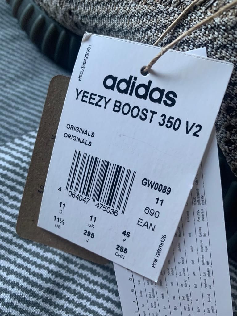 Adidas × Kanye West Yeezy Ash Stone 350 Boost V2 Size US 11.5 / EU 44-45 - 5 Thumbnail