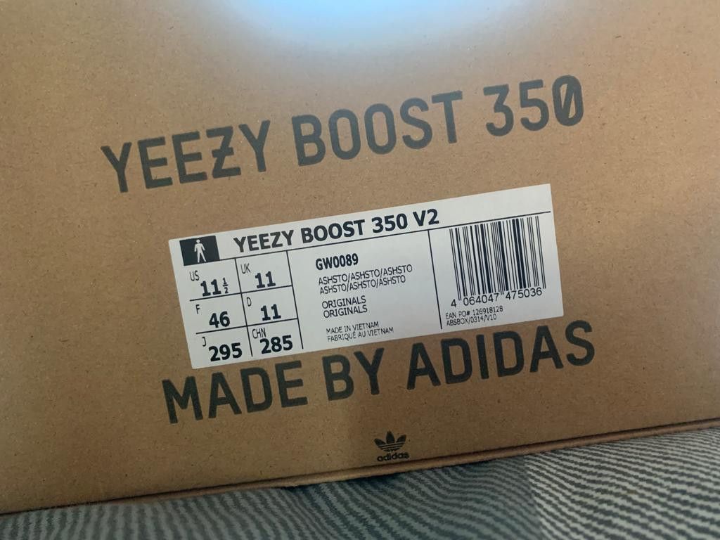 Adidas × Kanye West Yeezy Ash Stone 350 Boost V2 Size US 11.5 / EU 44-45 - 6 Thumbnail