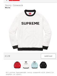 Supreme Terry Crewneck | Grailed