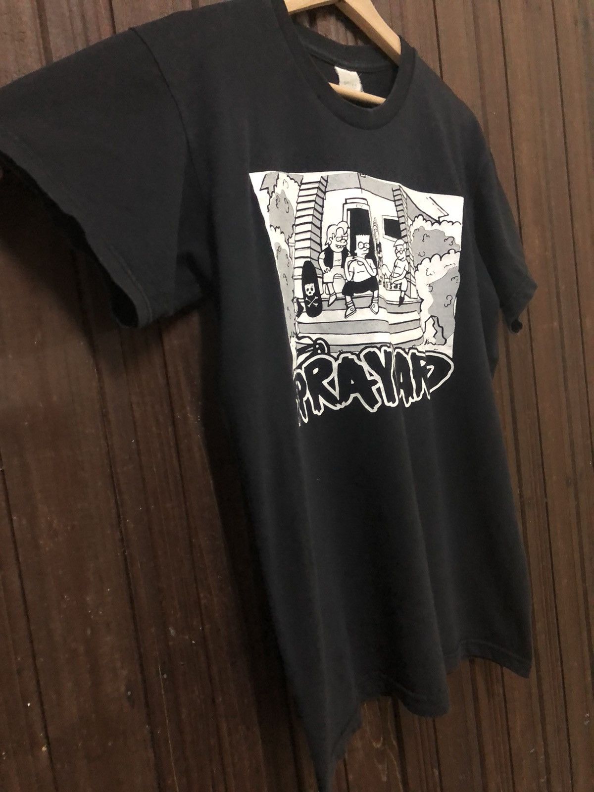 Band Tees × The Simpsons × Vintage Vintage Simpsons Parody Minor Threat Punk Band Tee Shirt Size US M / EU 48-50 / 2 - 5 Thumbnail