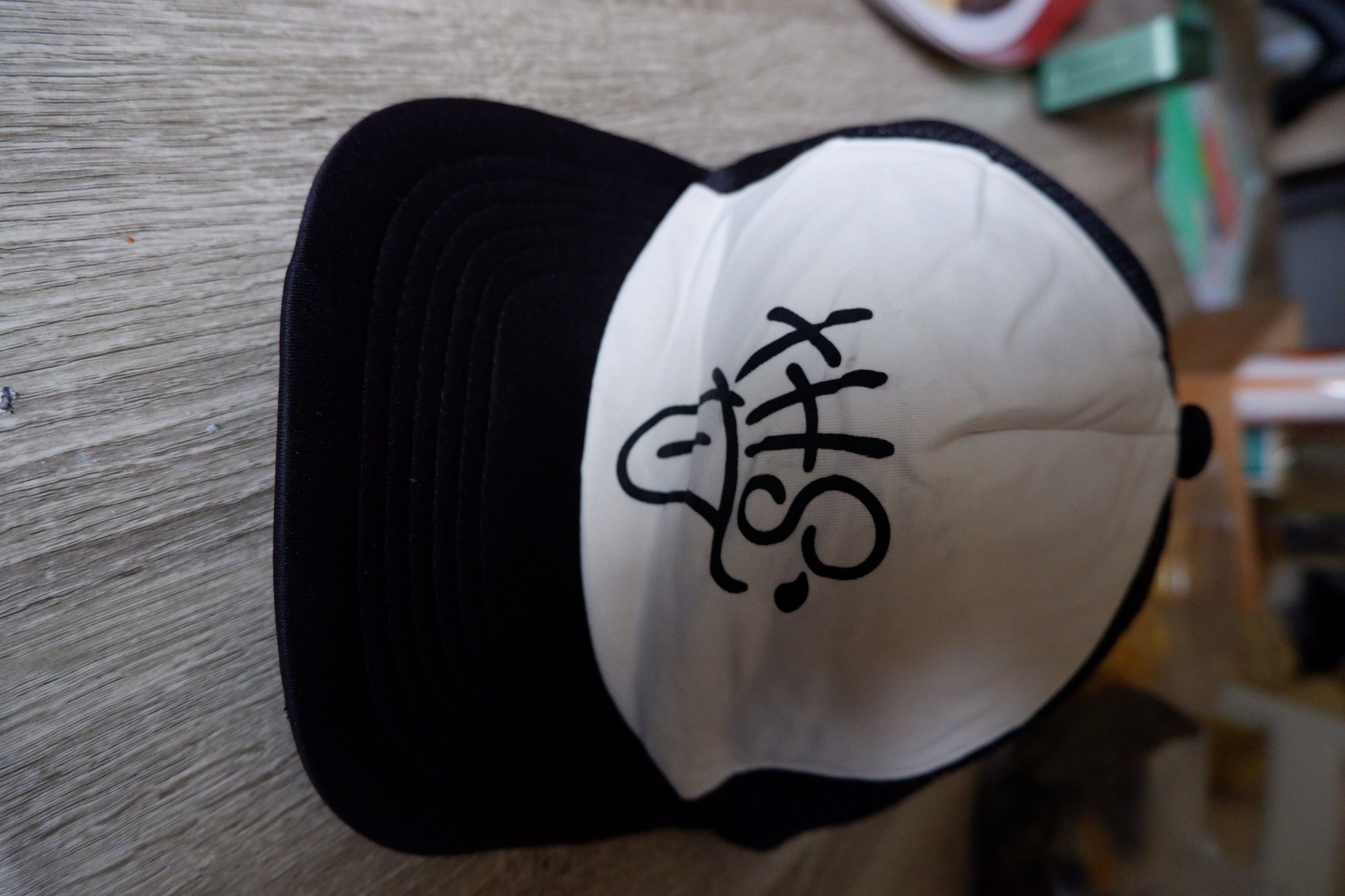 Pre-owned Number N Ine Number Nine Ths Hat In Black White