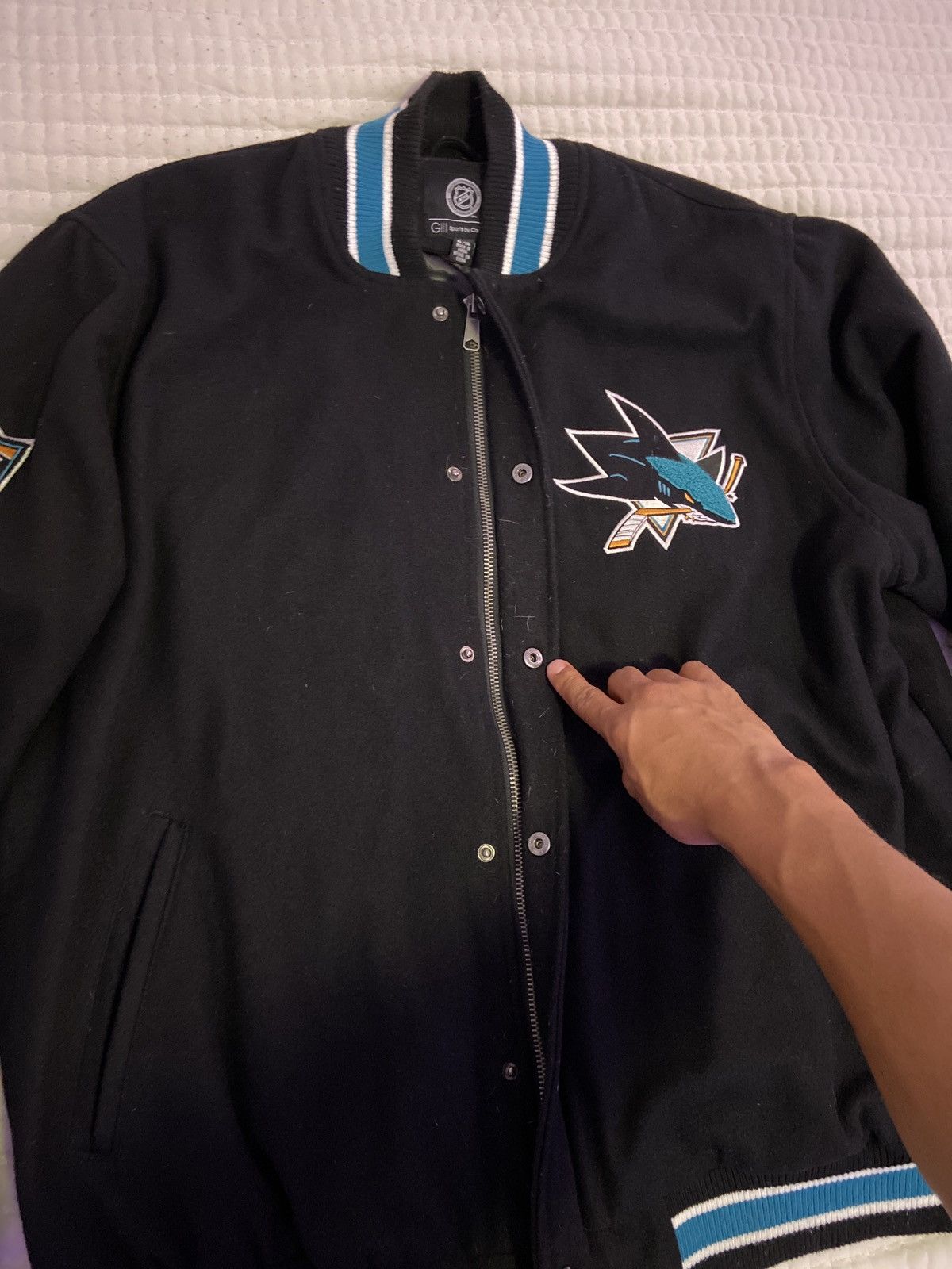 Other San Jose sharks bomber Size US XL / EU 56 / 4 - 9 Thumbnail