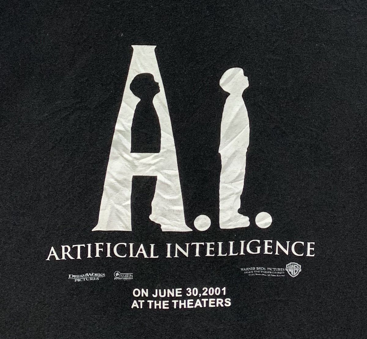 Vintage Vintage 2001 Artificial Intelligence A.I Movie Sci Fiction Size US M / EU 48-50 / 2 - 4 Thumbnail
