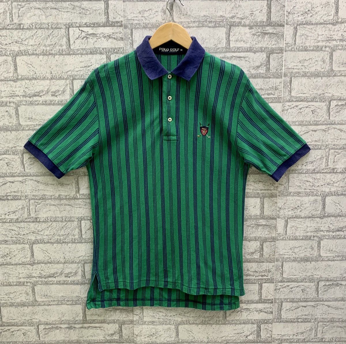Ralph Lauren Vintage Polo Golf Ralph Lauren Polo Shirt Striped Size US M / EU 48-50 / 2 - 1 Thumbnail