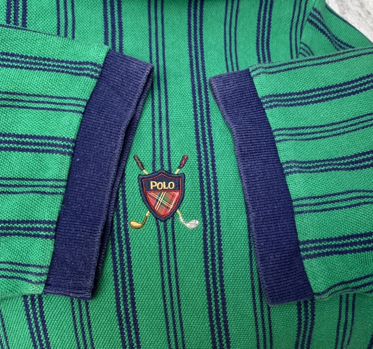 Ralph Lauren Vintage Polo Golf Ralph Lauren Polo Shirt Striped Size US M / EU 48-50 / 2 - 6 Thumbnail