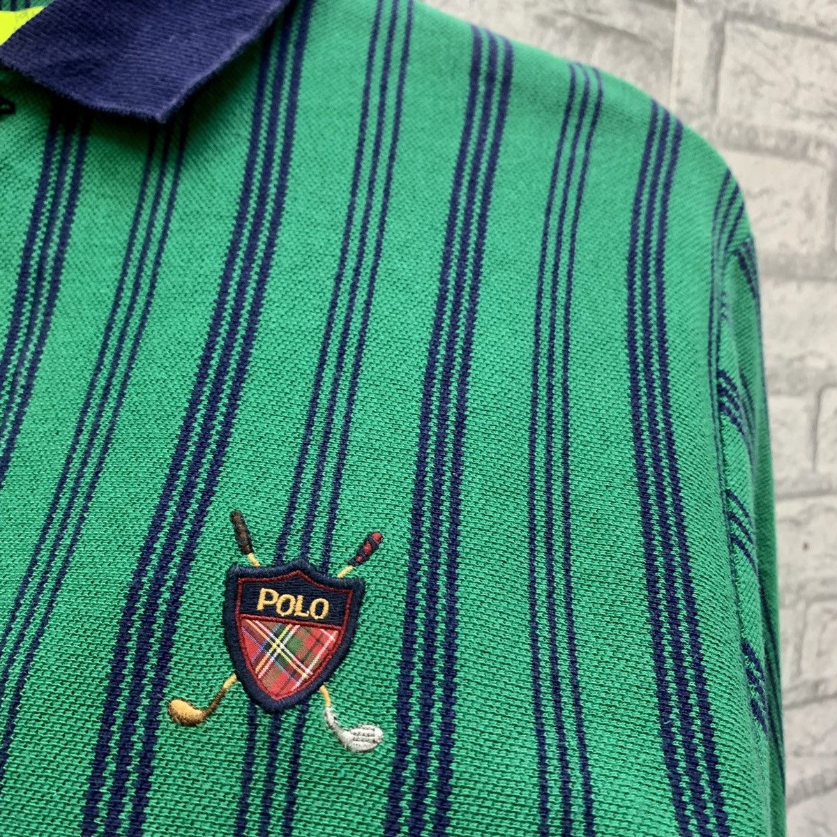 Ralph Lauren Vintage Polo Golf Ralph Lauren Polo Shirt Striped Size US M / EU 48-50 / 2 - 7 Thumbnail