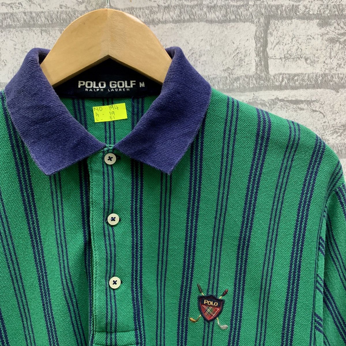 Ralph Lauren Vintage Polo Golf Ralph Lauren Polo Shirt Striped Size US M / EU 48-50 / 2 - 3 Thumbnail