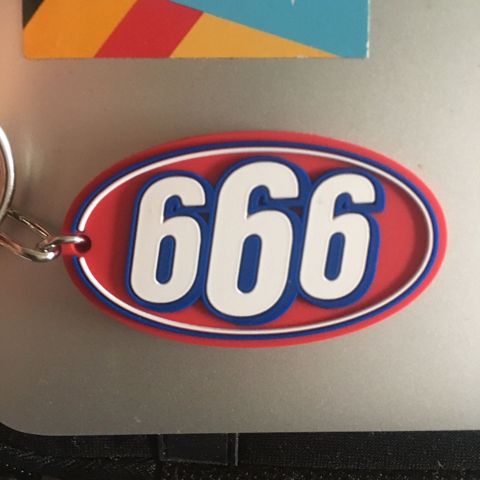 Supreme 666 outlet keychain