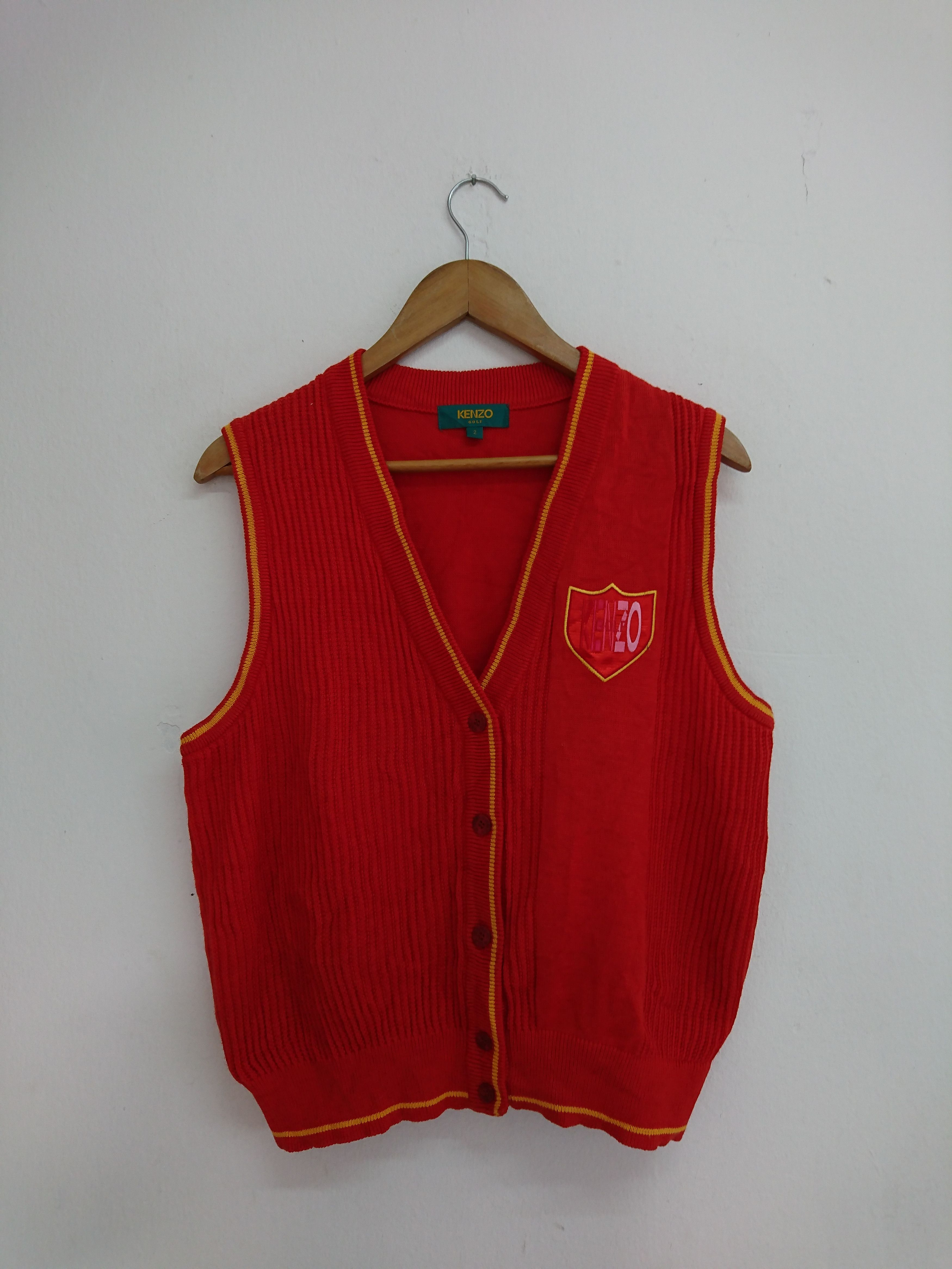 Kenzo Kenzo vest linen blend Size US M / EU 48-50 / 2 - 1 Thumbnail