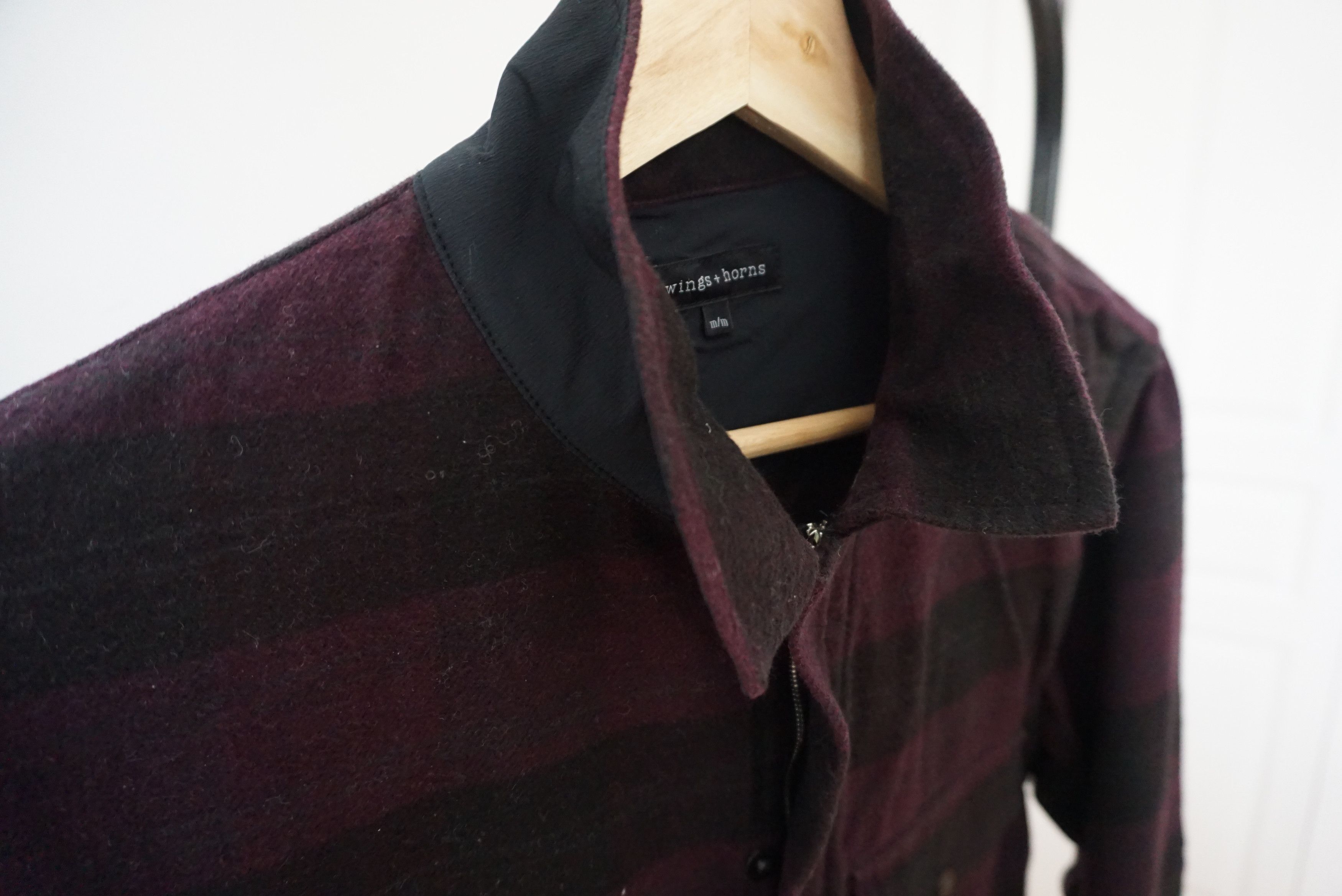 Wings + Horns Tartan Flannel Shirt Zip Size US M / EU 48-50 / 2 - 7 Thumbnail