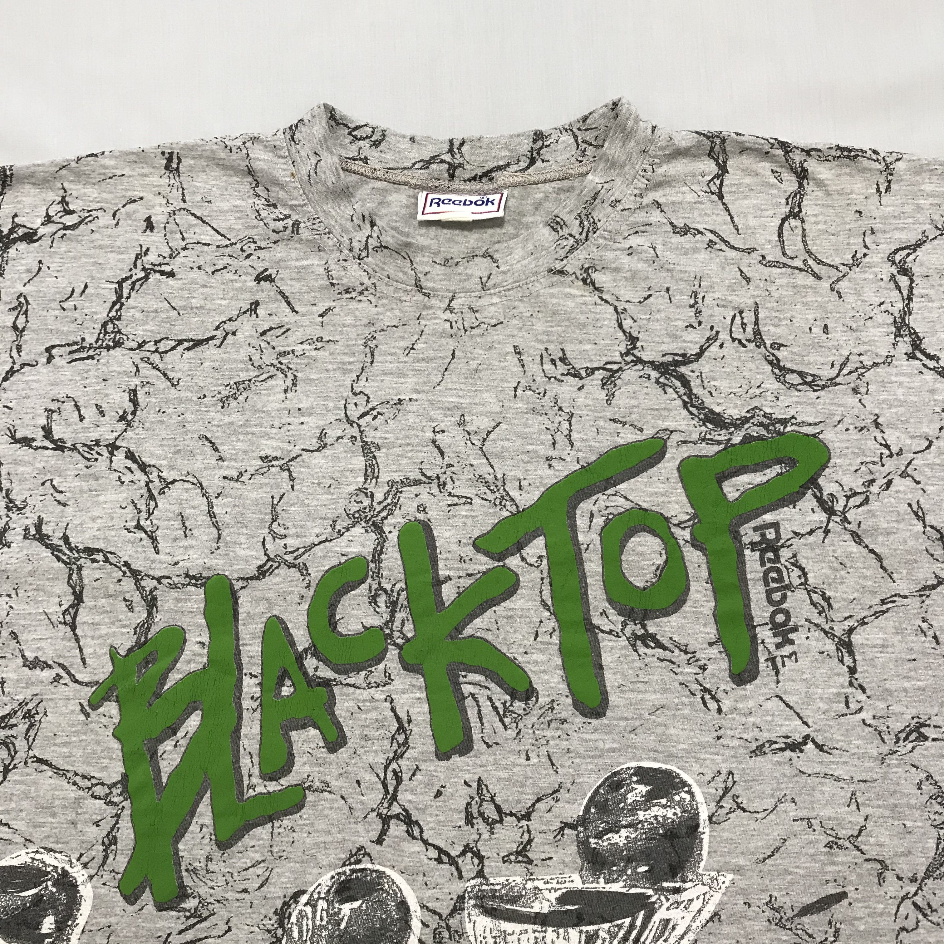 Reebok REEBOK BlackTop Vintage T-Shirt Tee NBA Basketball 90s Size US XL / EU 56 / 4 - 3 Thumbnail