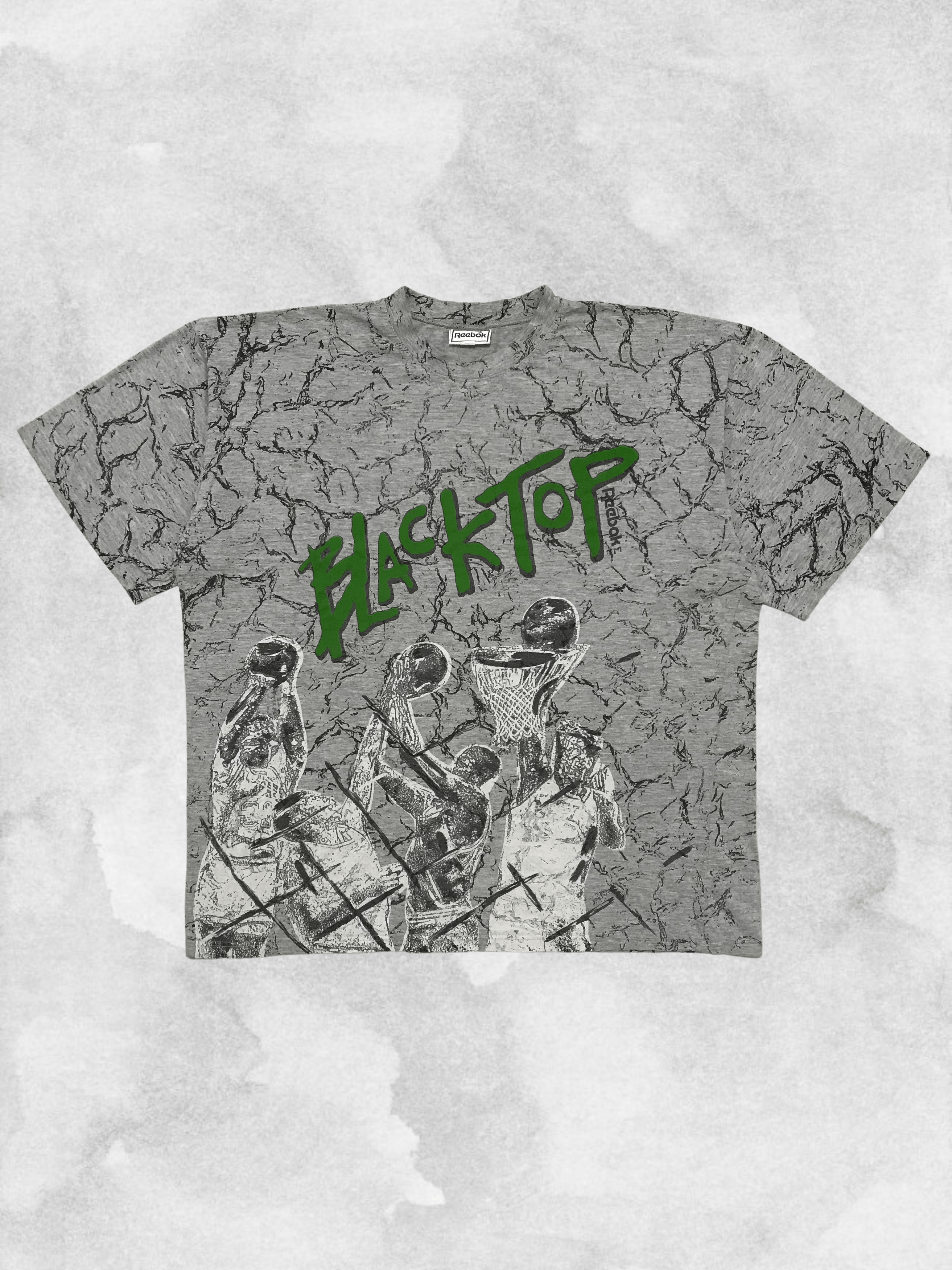 Reebok REEBOK BlackTop Vintage T-Shirt Tee NBA Basketball 90s Size US XL / EU 56 / 4 - 1 Thumbnail