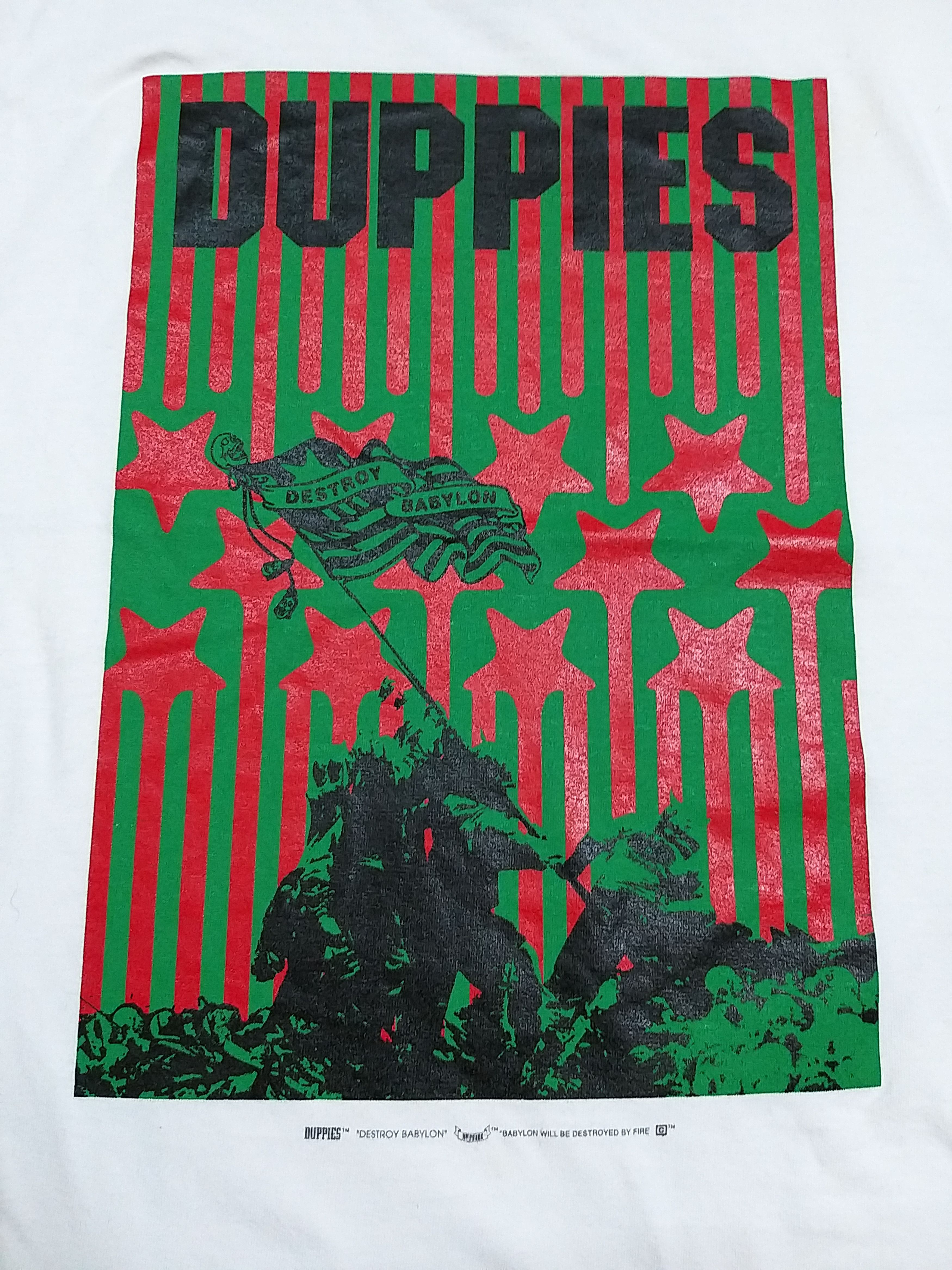 Japanese Brand JAPANESE BRAND DUPPIES DESTROY BABYLON T SHIRT Size US L / EU 52-54 / 3 - 3 Thumbnail