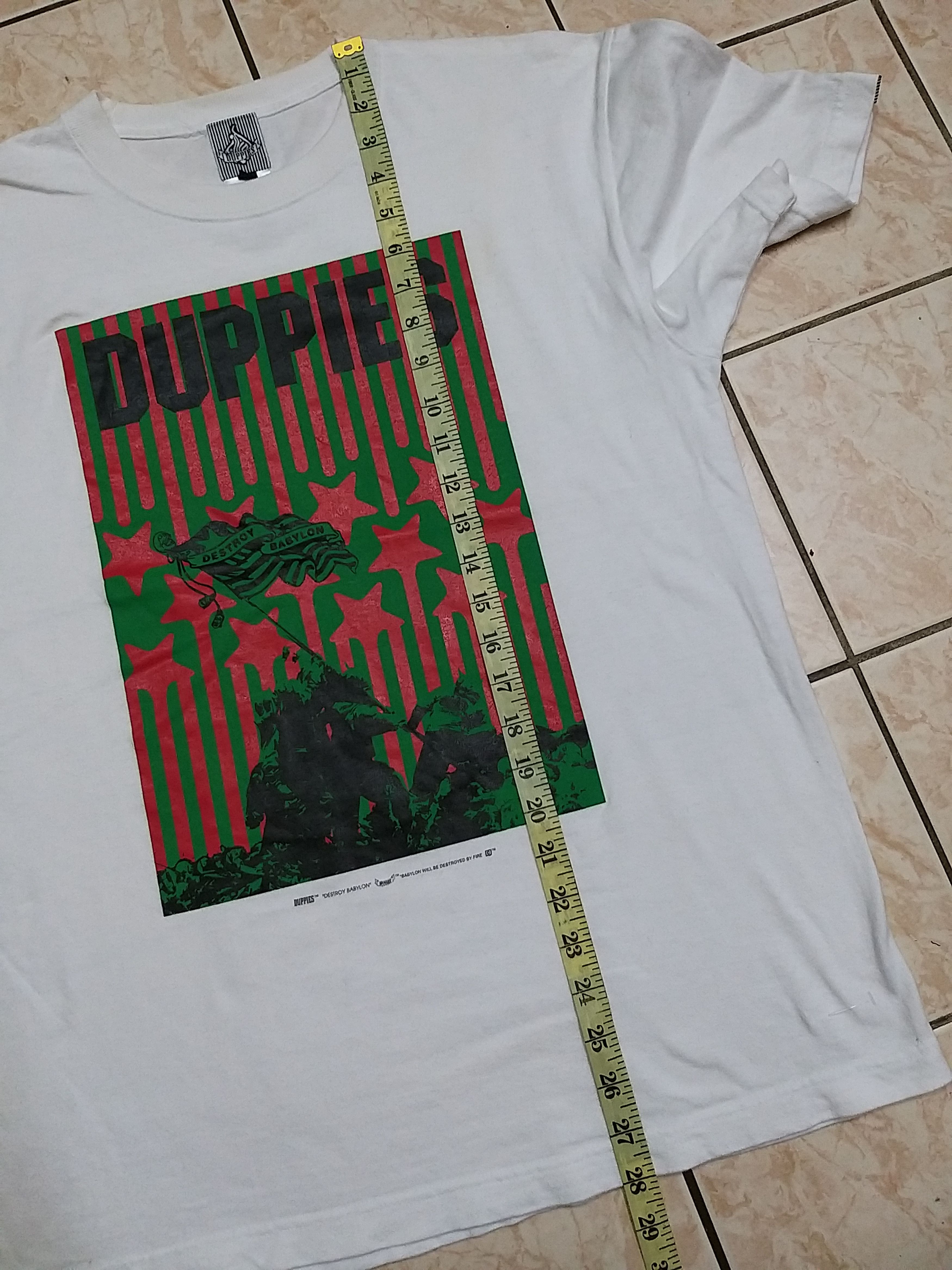 Japanese Brand JAPANESE BRAND DUPPIES DESTROY BABYLON T SHIRT Size US L / EU 52-54 / 3 - 8 Thumbnail