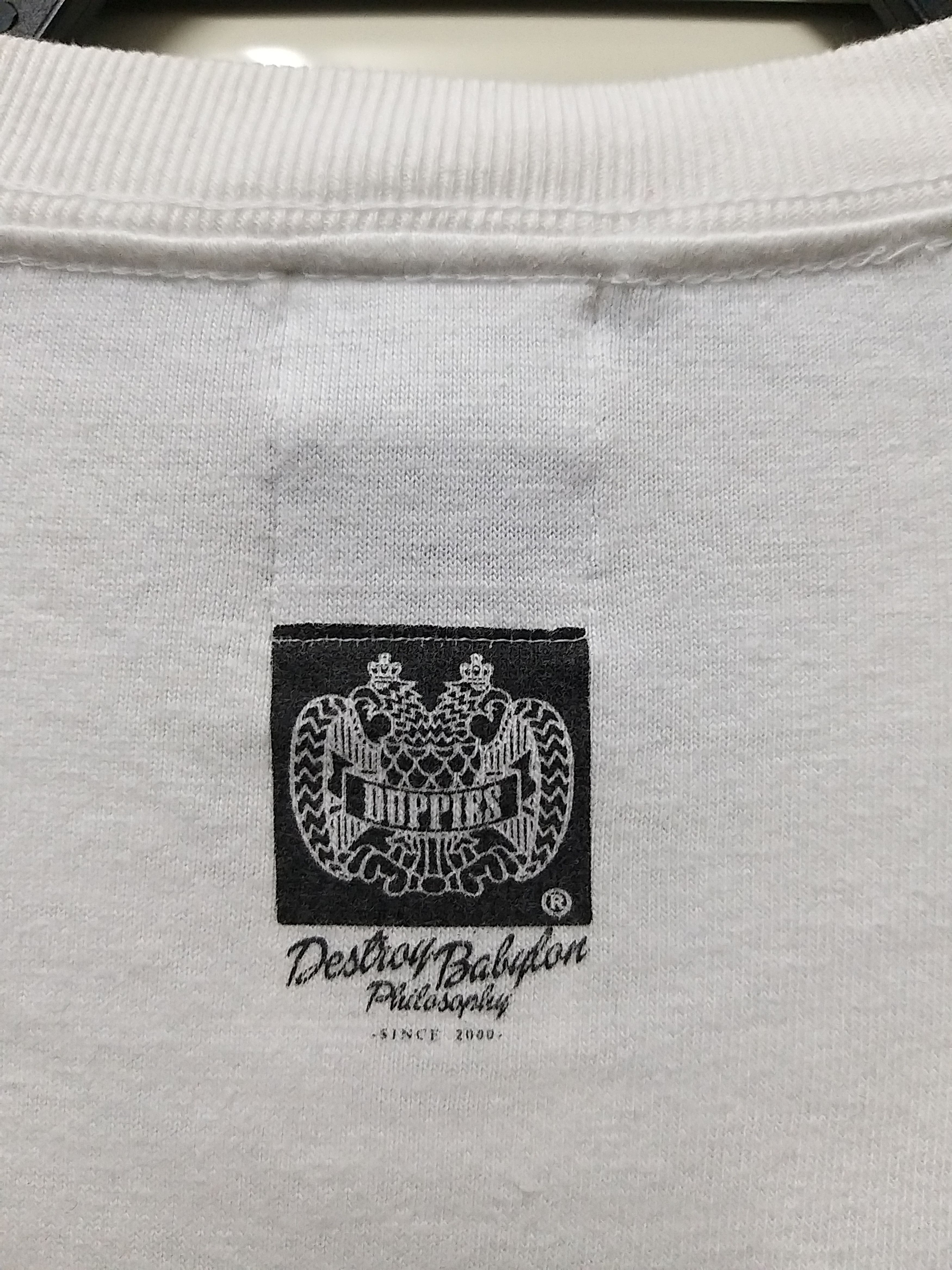 Japanese Brand JAPANESE BRAND DUPPIES DESTROY BABYLON T SHIRT Size US L / EU 52-54 / 3 - 4 Thumbnail