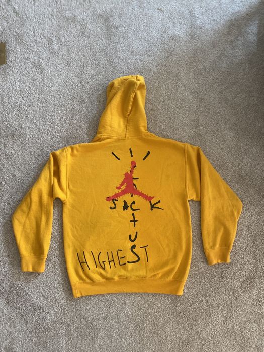 Cactus jack best sale highest hoodie gold