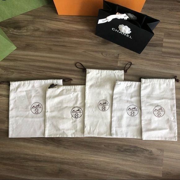 Hermes Hermes Toiletry Travel Bag Set of 5 Logo Canvas Size ONE SIZE - 2 Thumbnail