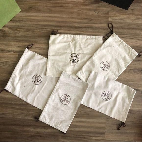 Hermes Hermes Toiletry Travel Bag Set of 5 Logo Canvas Size ONE SIZE - 3 Thumbnail