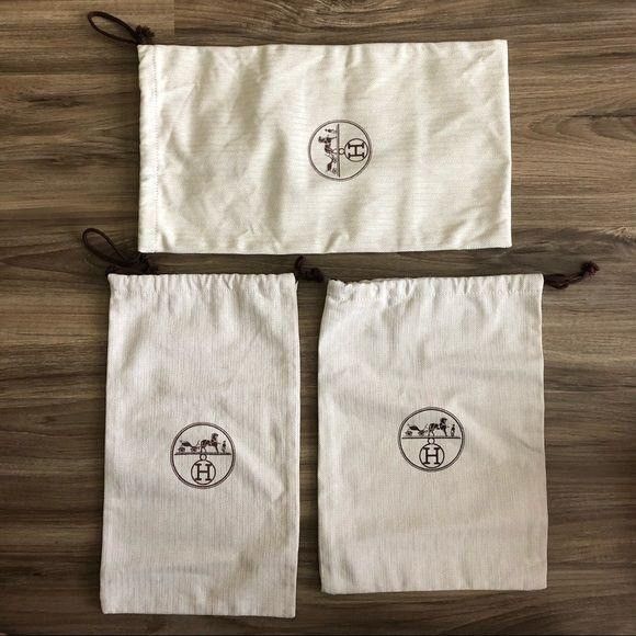 Hermes Hermes Toiletry Travel Bag Set of 5 Logo Canvas Size ONE SIZE - 4 Thumbnail