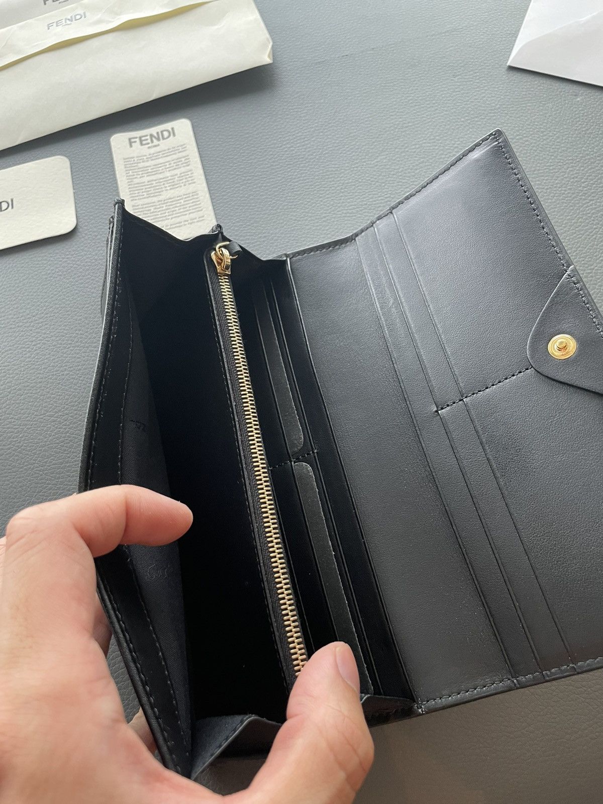 Fendi SoldOut Limited Edition Iconic Monster Leather Wallet Unisex Size ONE SIZE - 19 Thumbnail