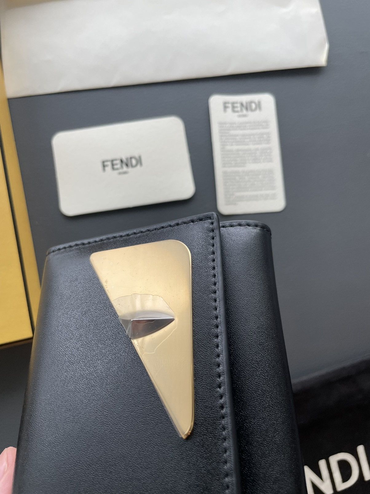 Fendi SoldOut Limited Edition Iconic Monster Leather Wallet Unisex Size ONE SIZE - 22 Thumbnail