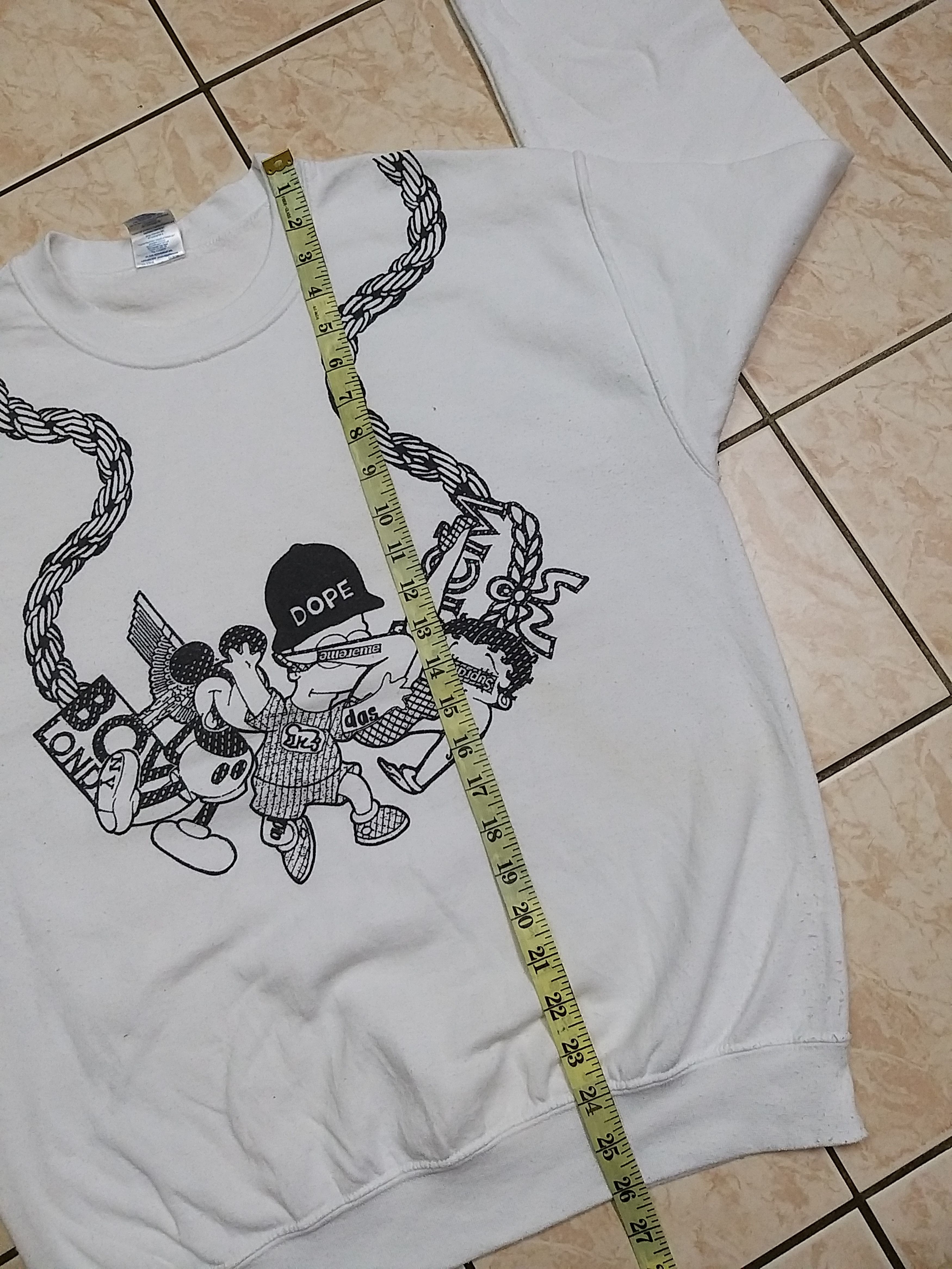 Japanese Brand MICKEY SIMPSON BETTY BOOP MCM BOY LONDON PARODY SWEATSHIRT Size US M / EU 48-50 / 2 - 8 Thumbnail