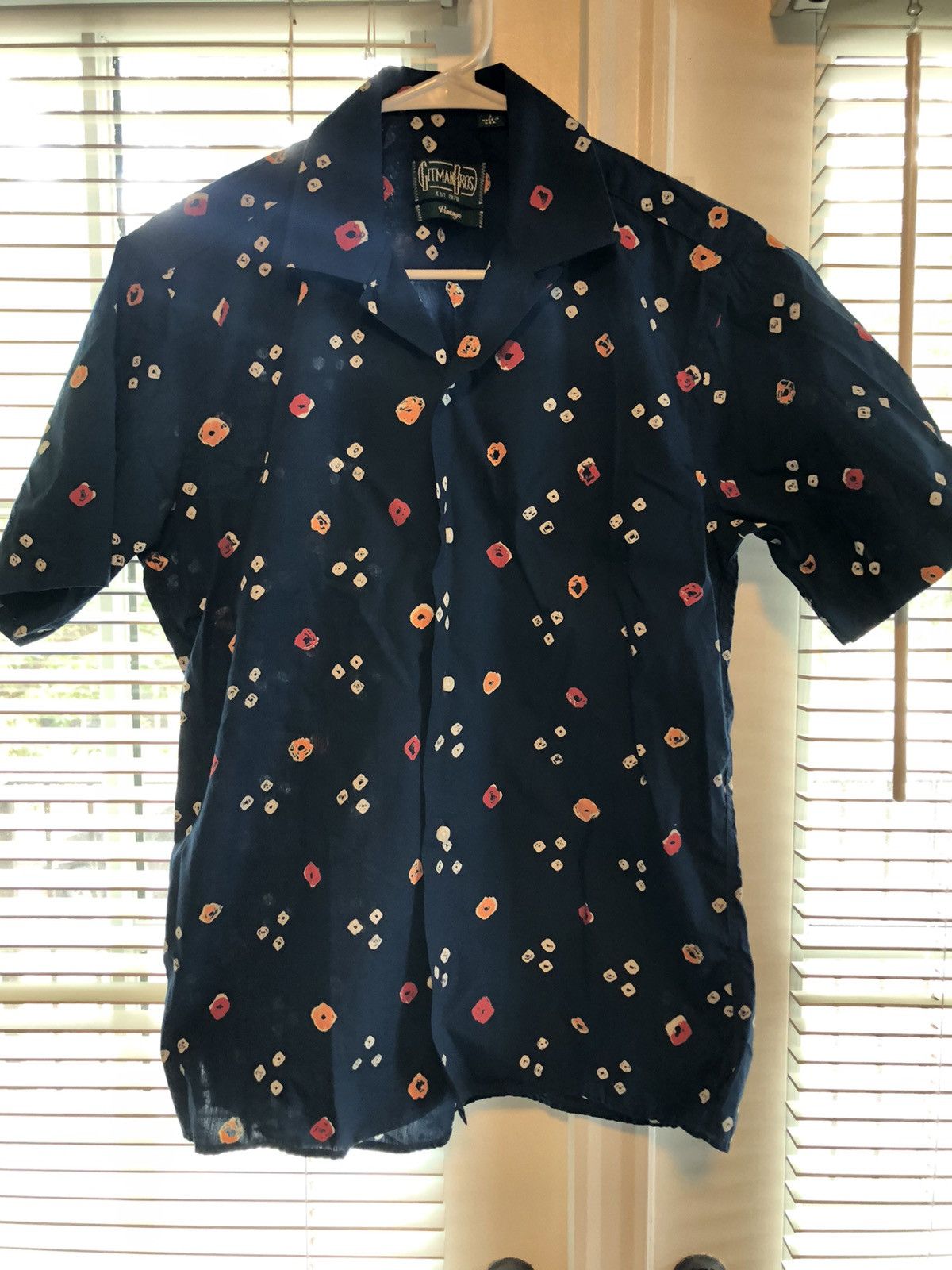 Gitman Bros. Vintage Camp collar lightweight cotton short sleeve shirt Size US S / EU 44-46 / 1 - 1 Thumbnail